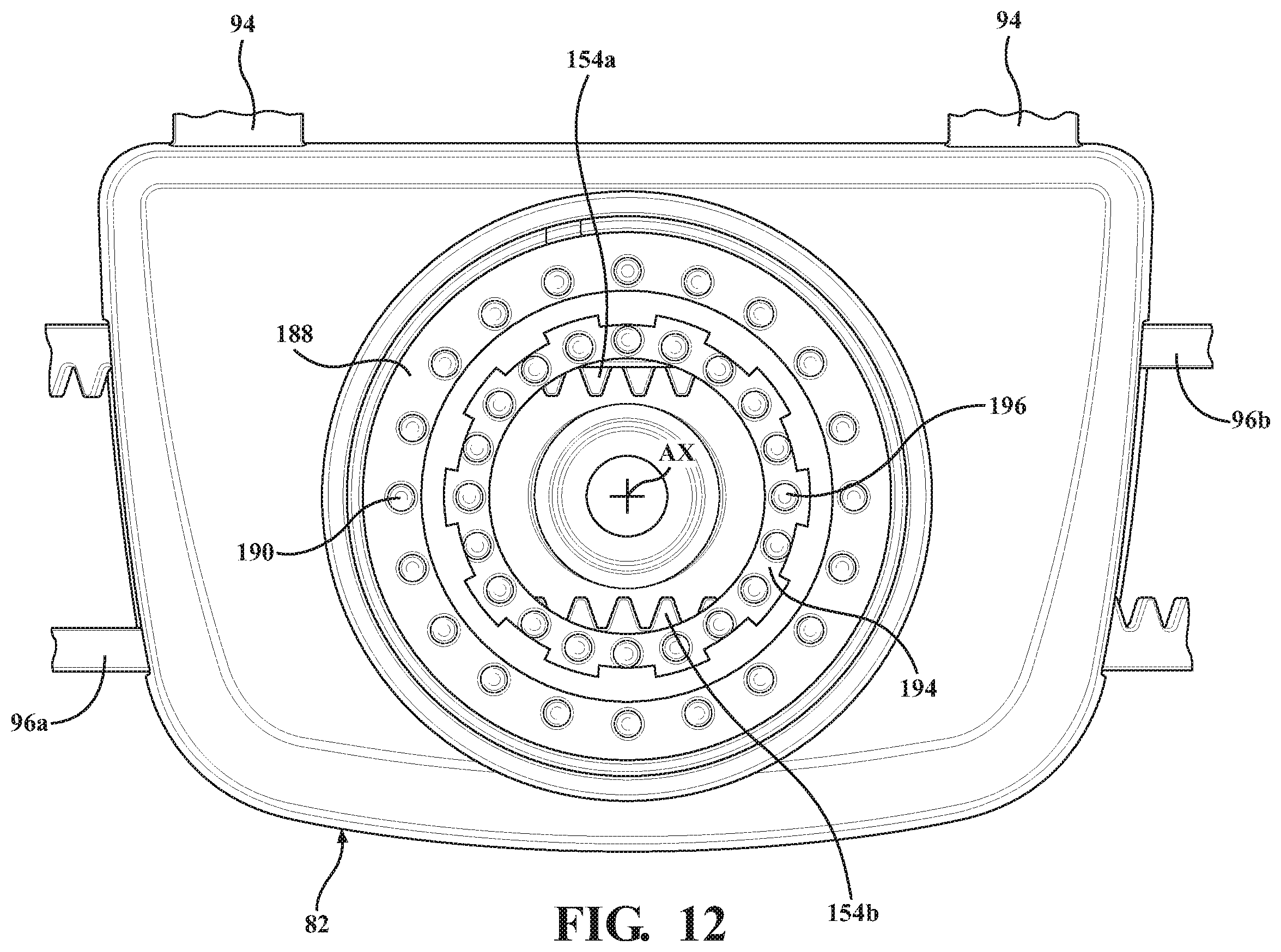 Patent US11793261 Figure 12 – Surgical helmet assembly having an adjustment mechanism