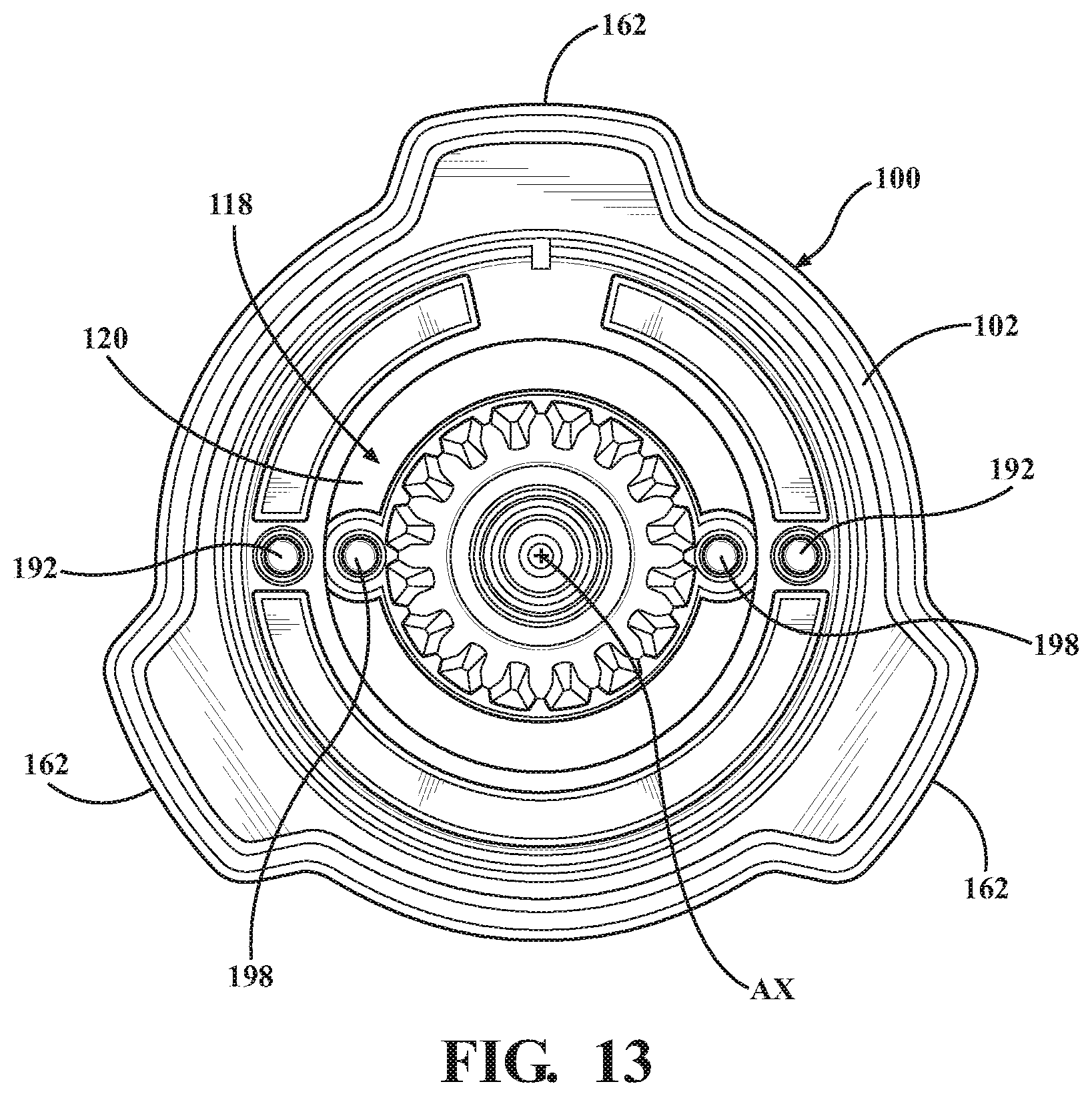 Patent US11793261 Figure 13 – Surgical helmet assembly having an adjustment mechanism
