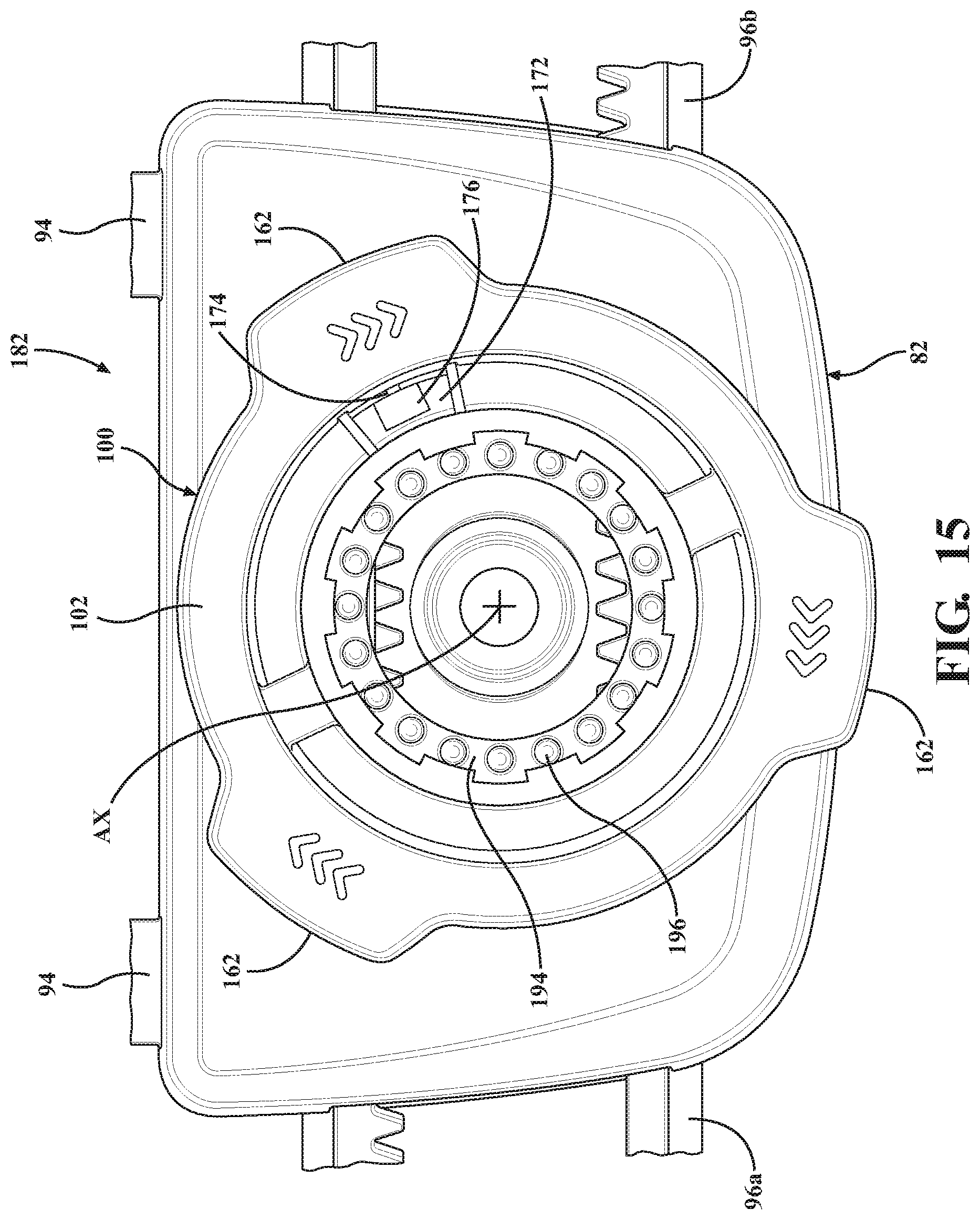 Patent US11793261 Figure 15 – Surgical helmet assembly having an adjustment mechanism