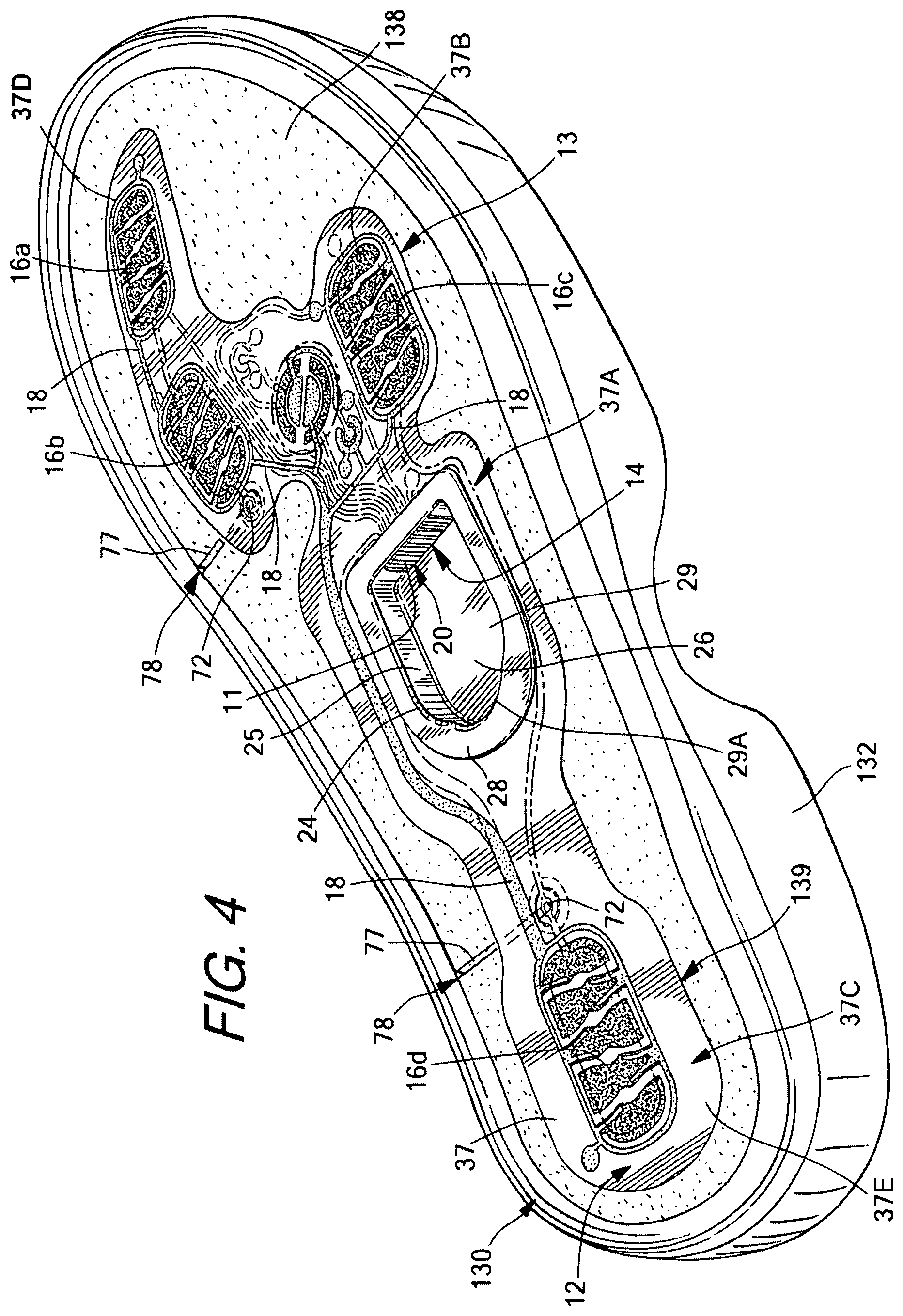 Patent US11793264 Figure 3 – Footwear having sensor system