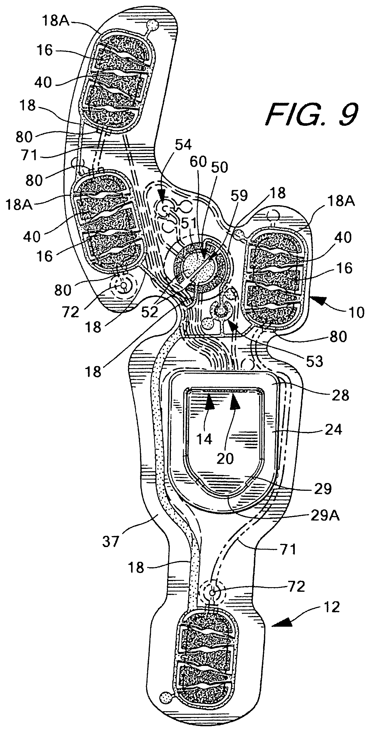 Patent US11793264 Figure 8 – Footwear having sensor system
