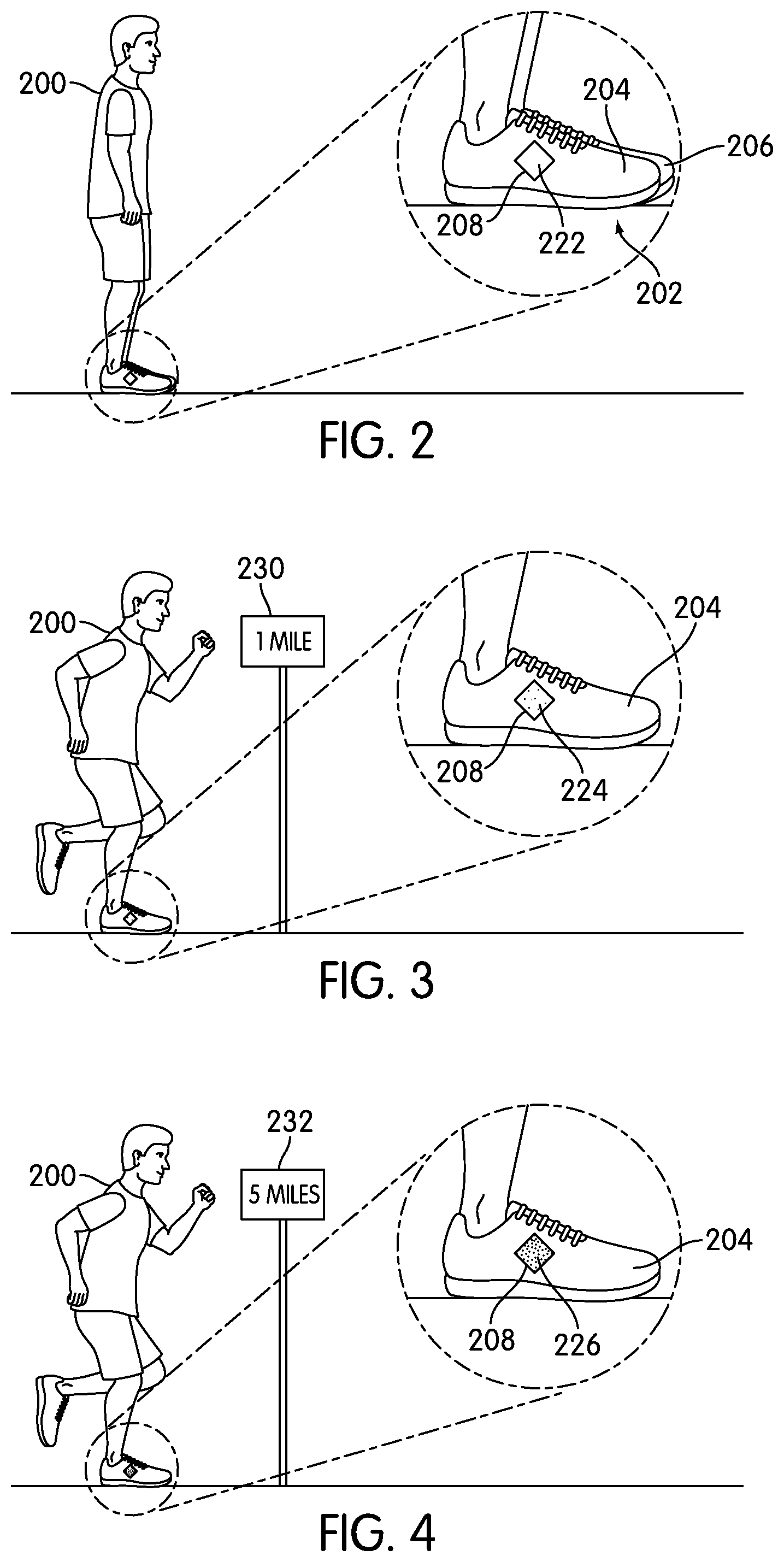 Patent US11793265 Figure 2 – Article of footwear with color change portion and method of changing color