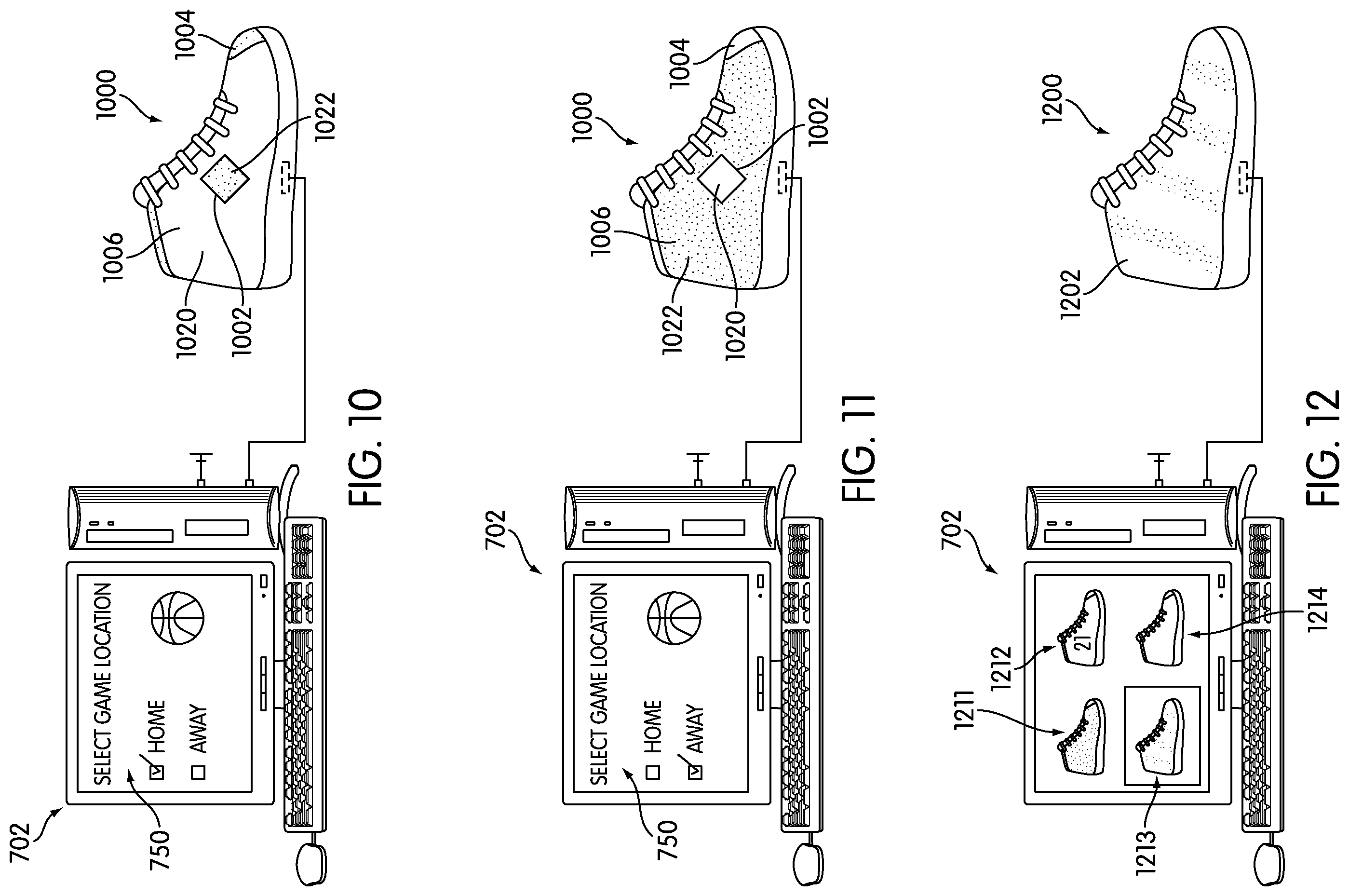 Patent US11793265 Figure 5 – Article of footwear with color change portion and method of changing color