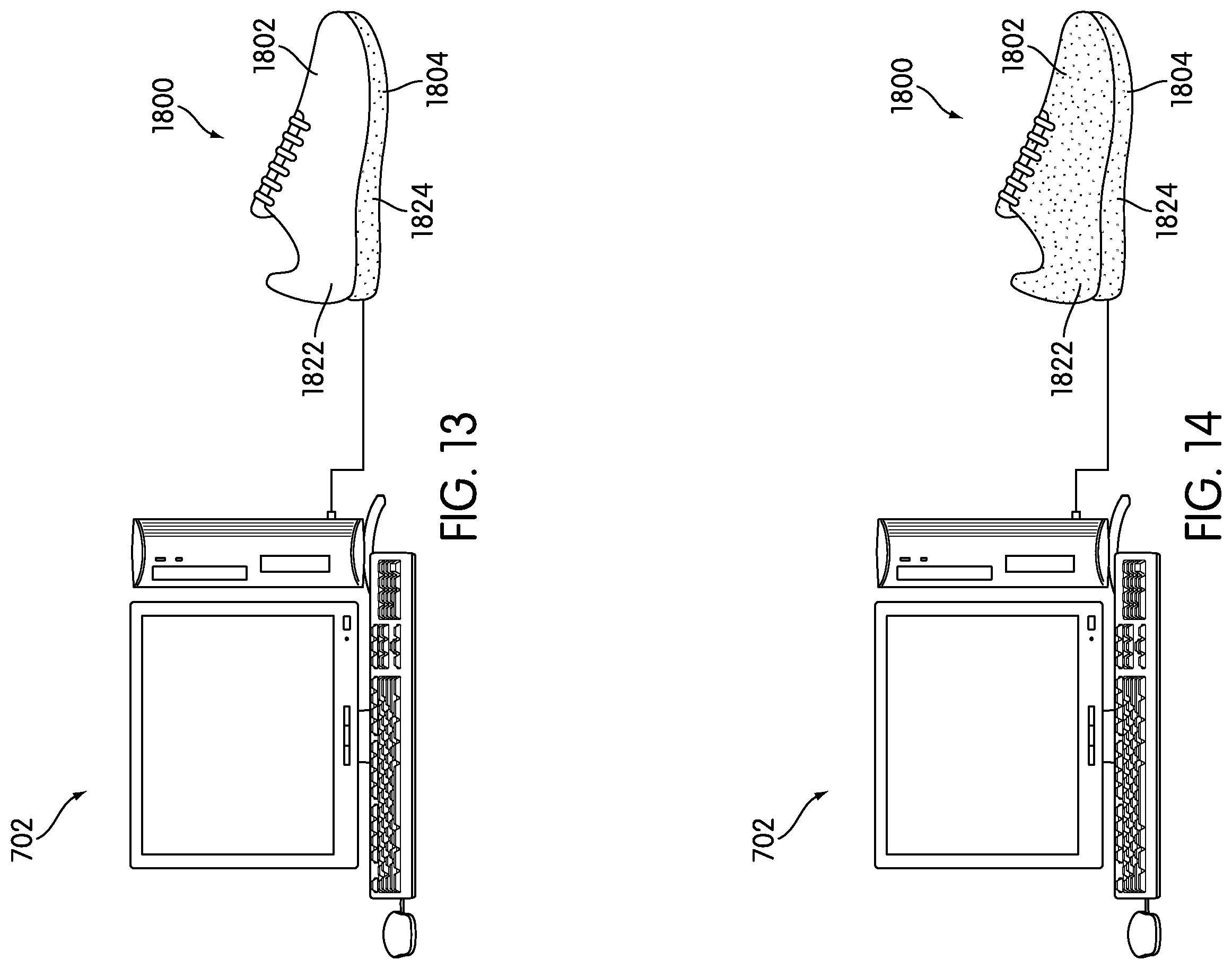 Patent US11793265 Figure 6 – Article of footwear with color change portion and method of changing color