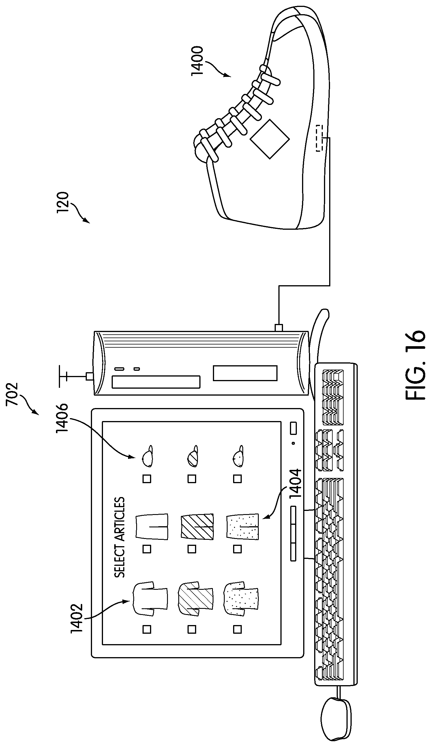 Patent US11793265 Figure 8 – Article of footwear with color change portion and method of changing color