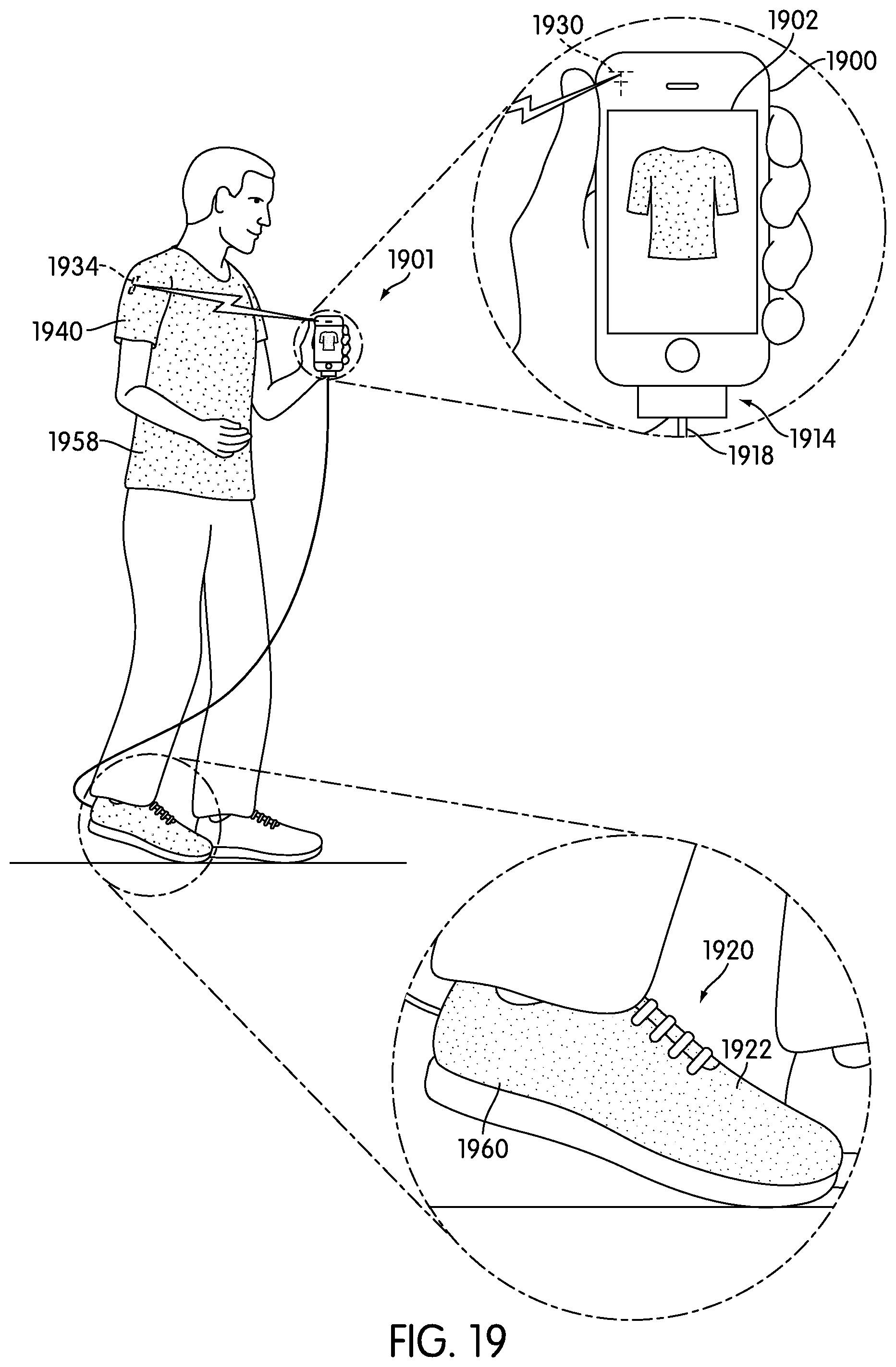 Patent US11793265 Figure 11 – Article of footwear with color change portion and method of changing color