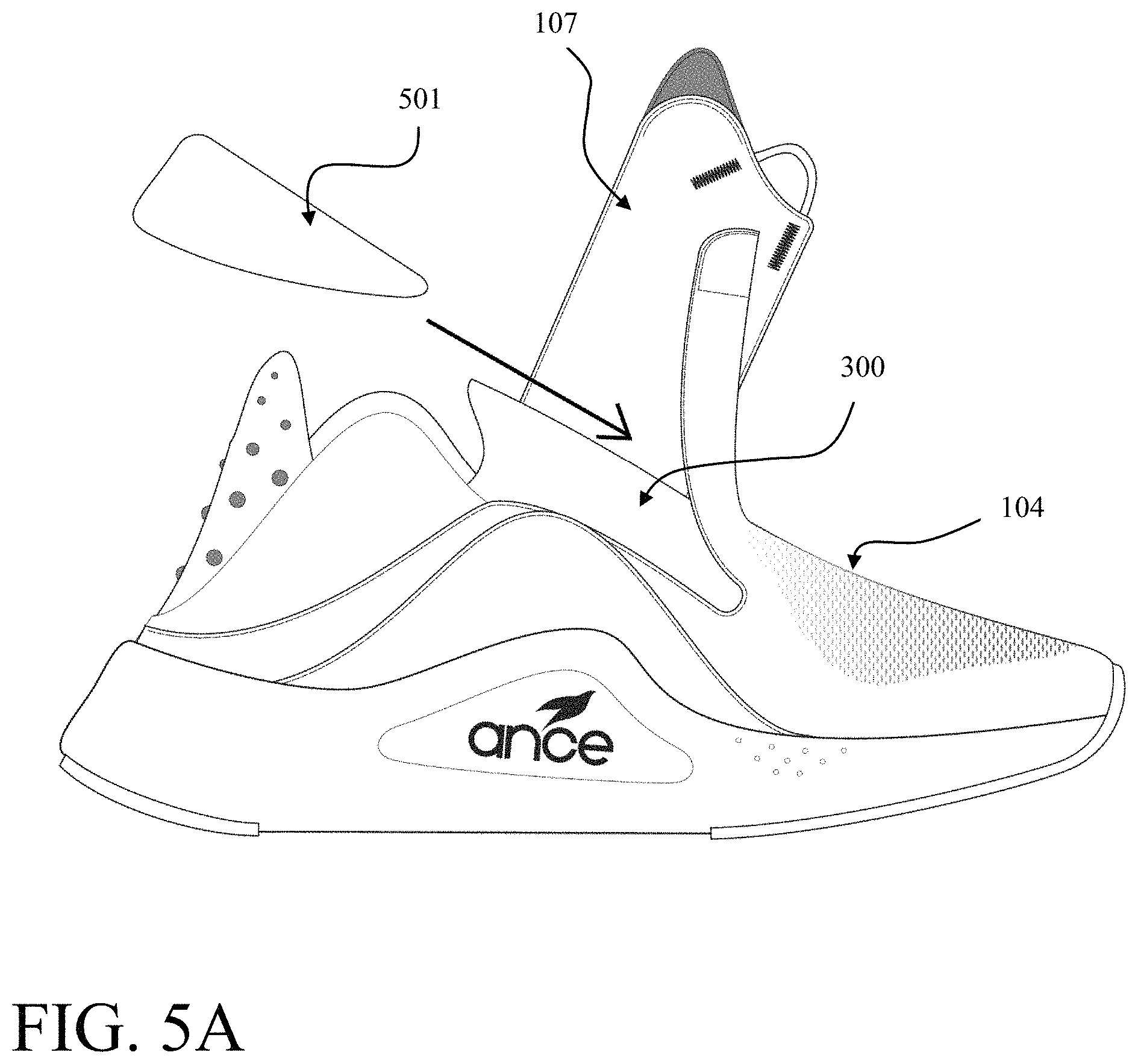 Patent US11793267 Figure 11 – Shoe and therapy system