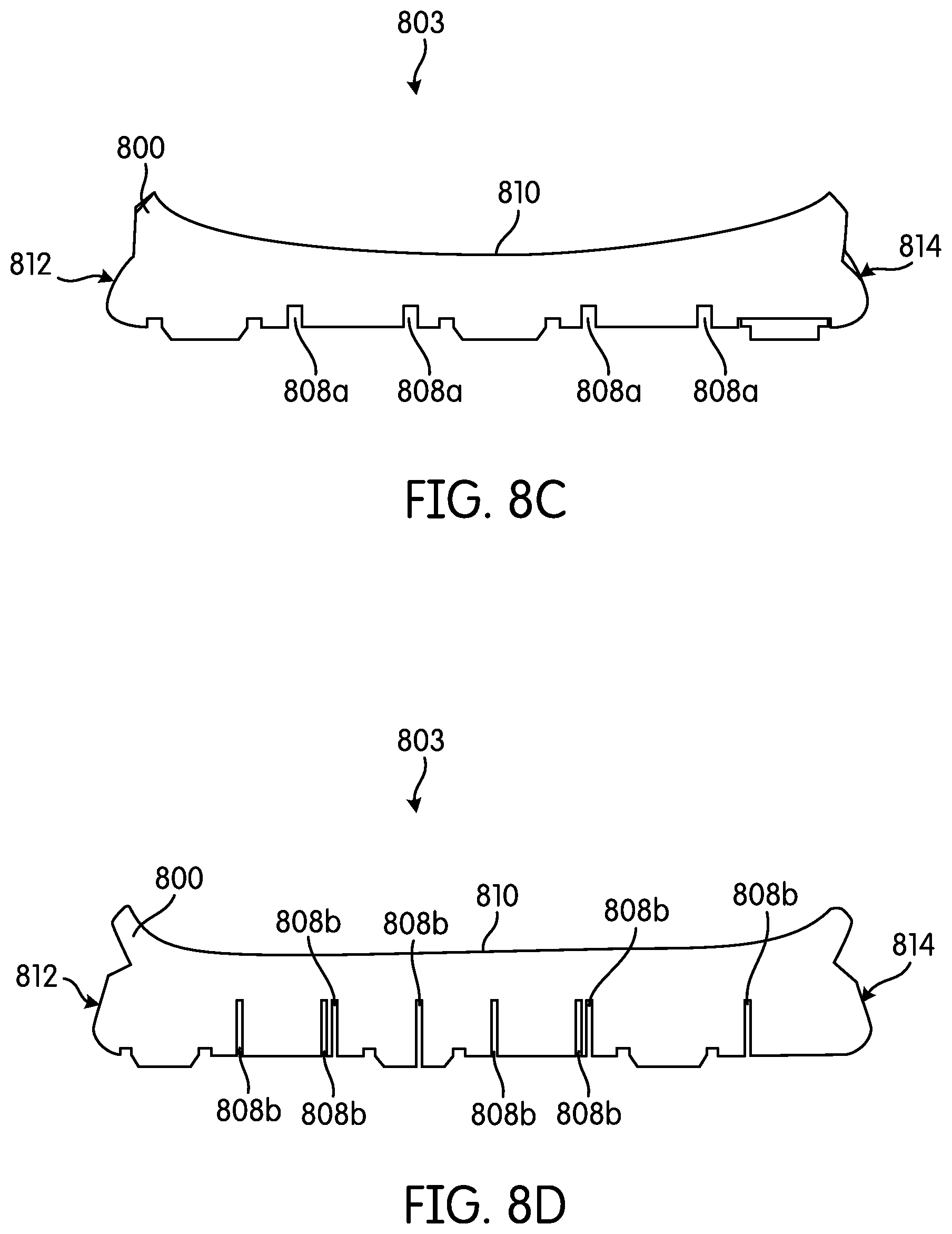 Patent US11793269 Figure 12 – Articulated sole structure with sipes forming hexagonal sole elements