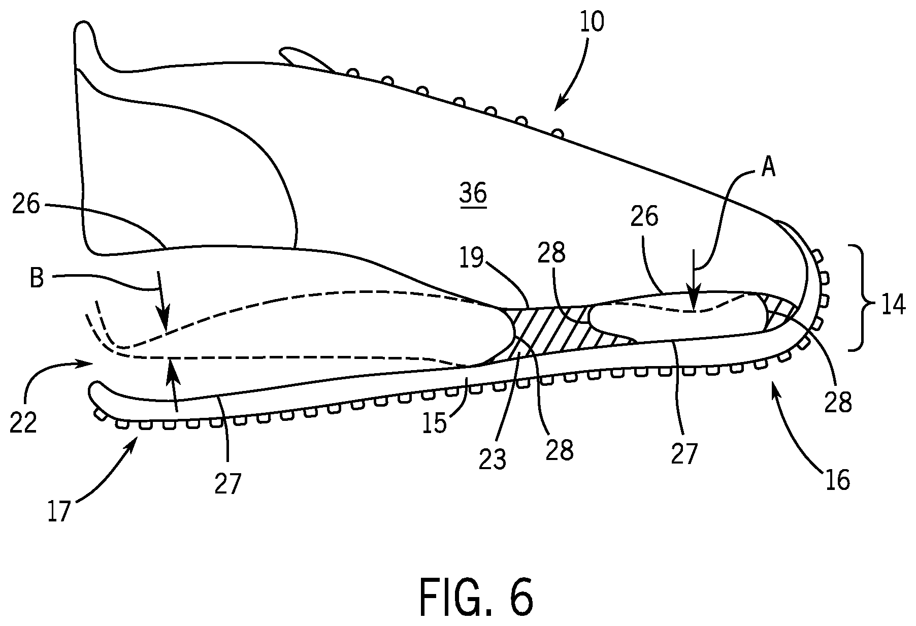 Patent US11793270 Figure 4 – Shoes and sole springs for shoes