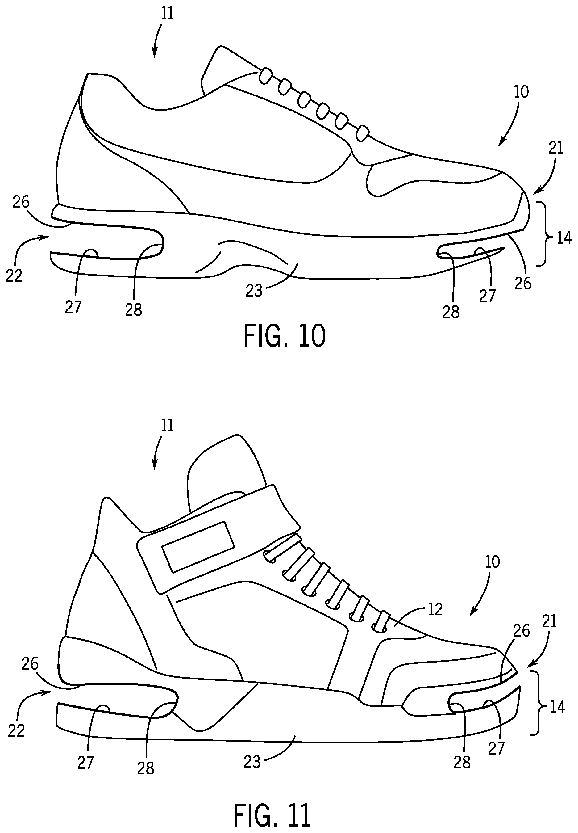 Patent US11793270 Figure 6 – Shoes and sole springs for shoes