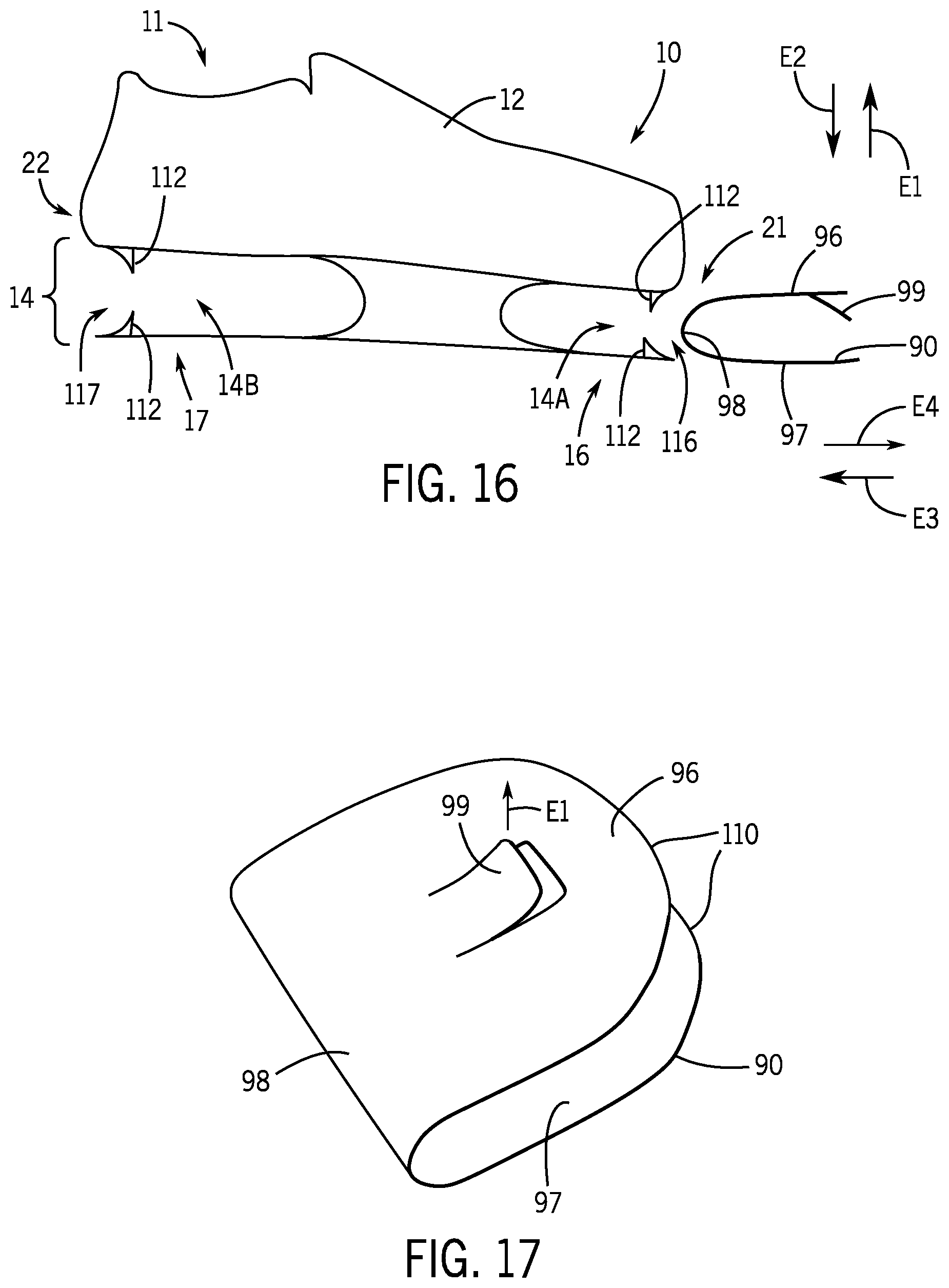 Patent US11793270 Figure 9 – Shoes and sole springs for shoes
