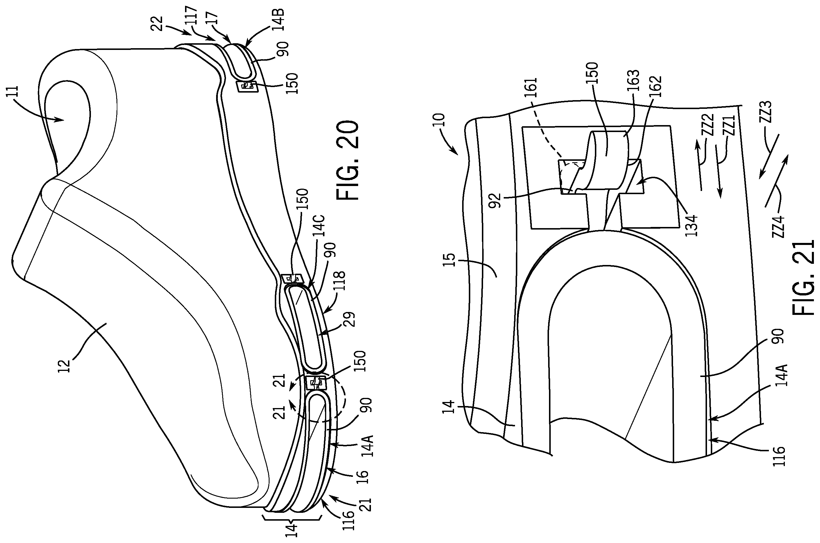 Patent US11793270 Figure 11 – Shoes and sole springs for shoes