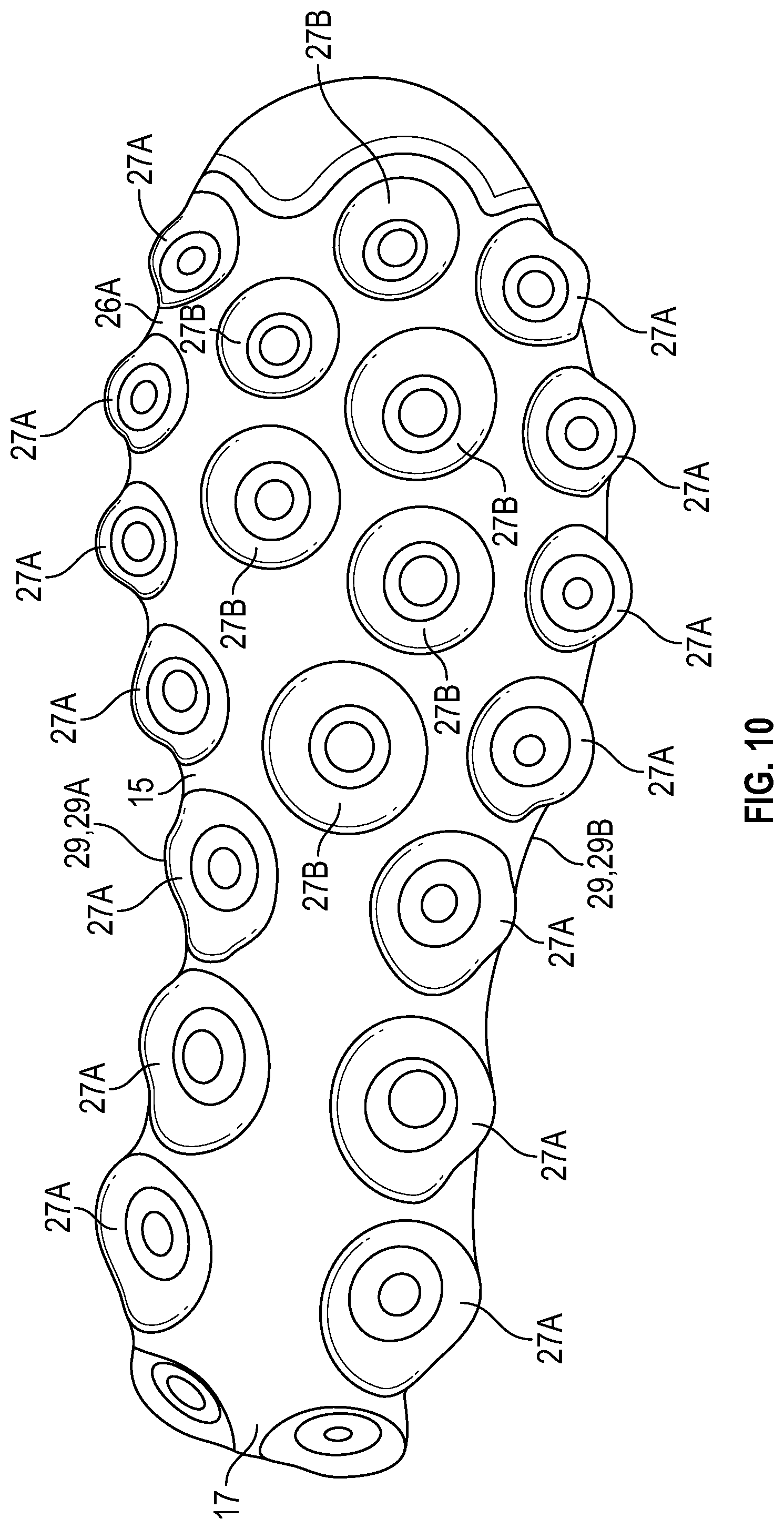 Patent US11793271 Figure 6 – Midsole system with graded response