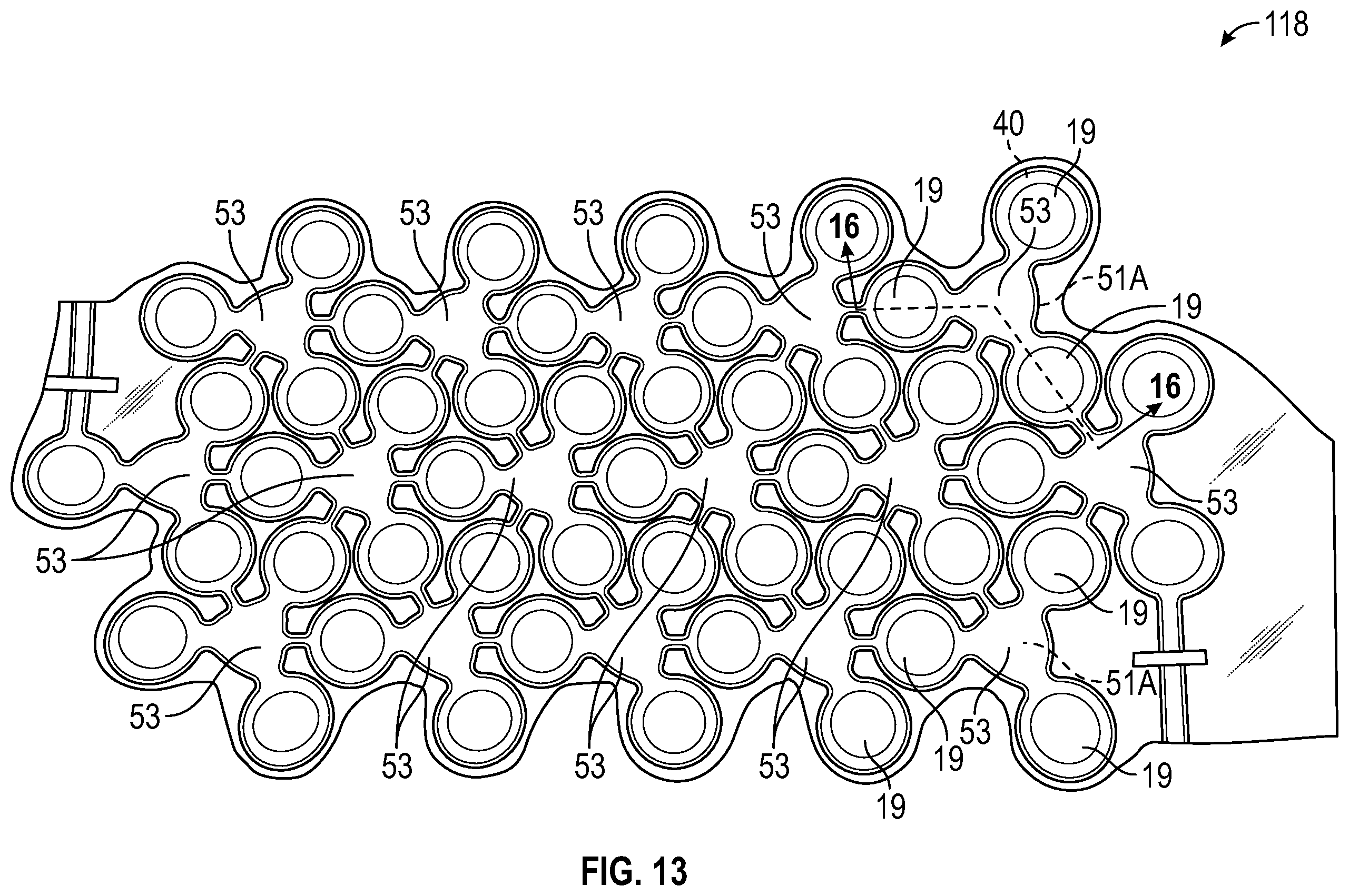 Patent US11793271 Figure 8 – Midsole system with graded response