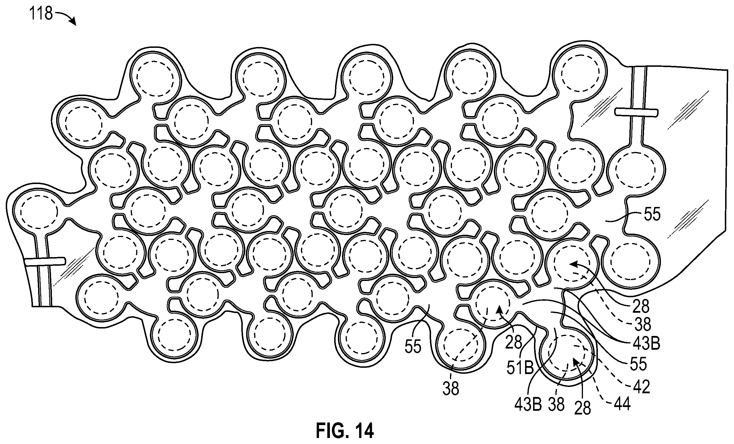 Patent US11793271 Figure 9 – Midsole system with graded response