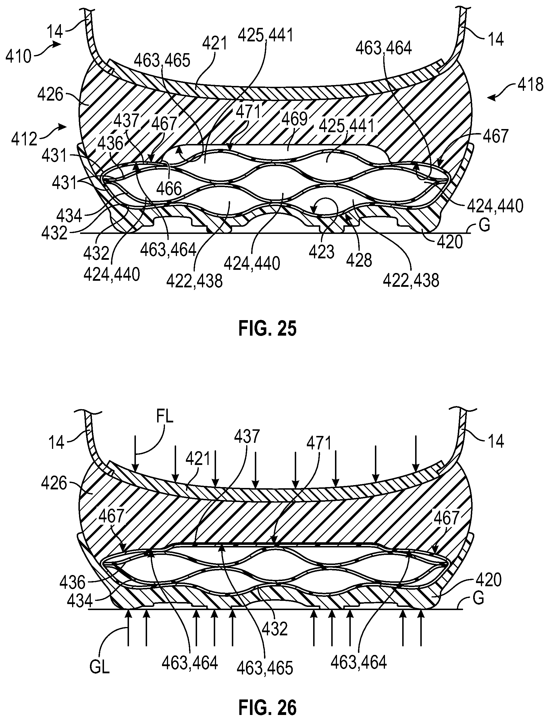 Patent US11793271 Figure 16 – Midsole system with graded response