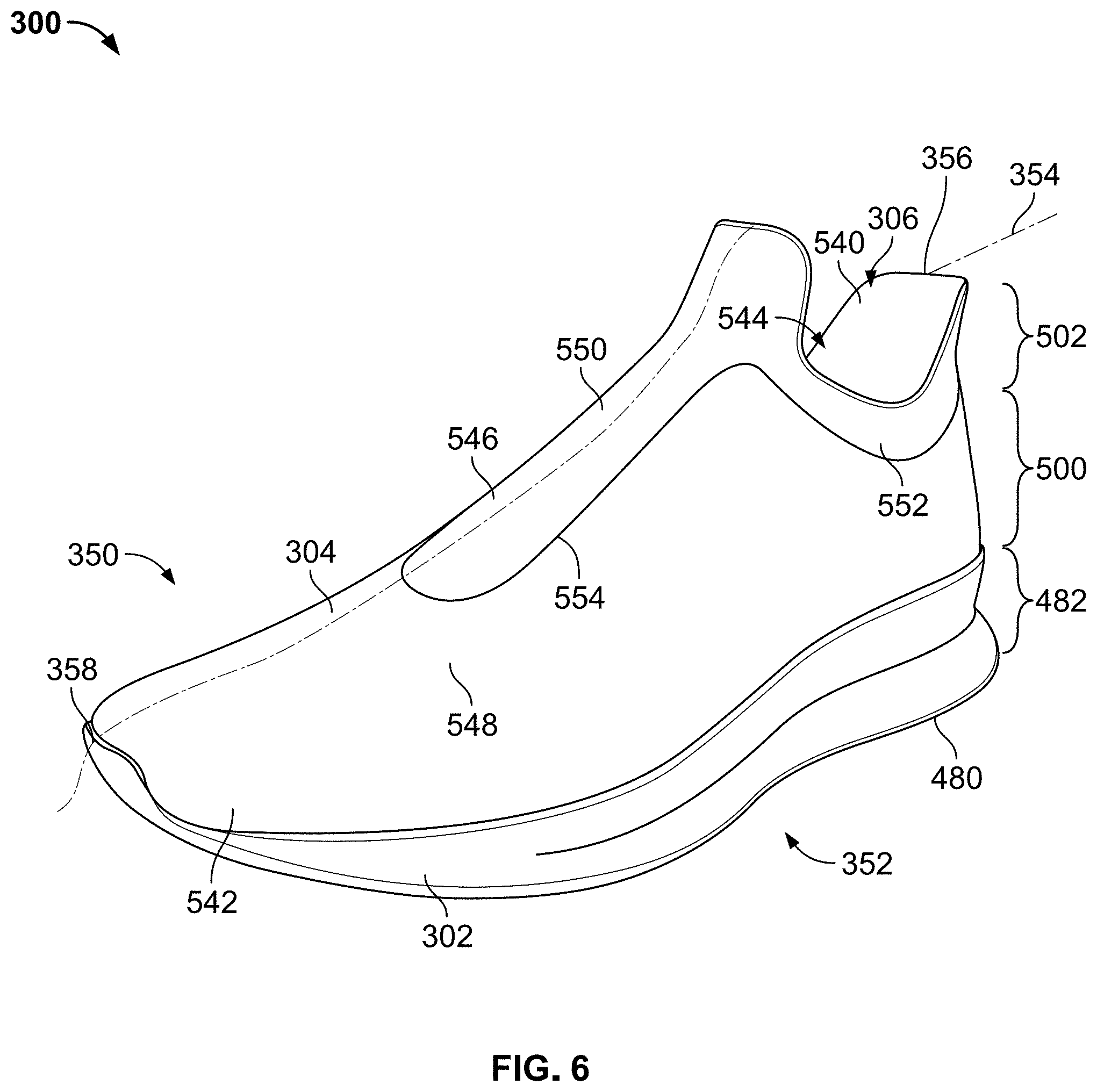 Patent US11793274 Figure 6 – Garment having a degradable component
