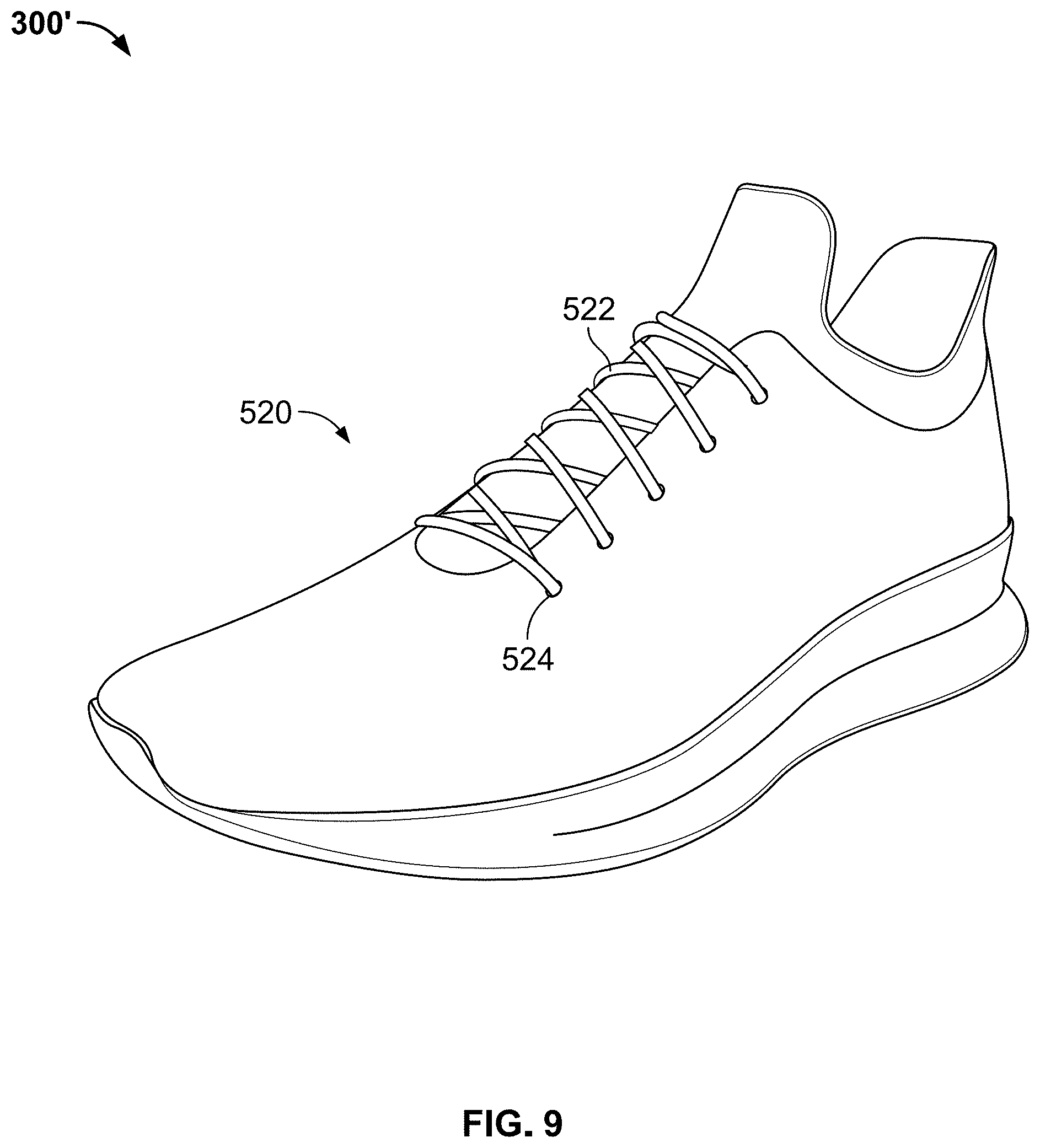 Patent US11793274 Figure 9 – Garment having a degradable component