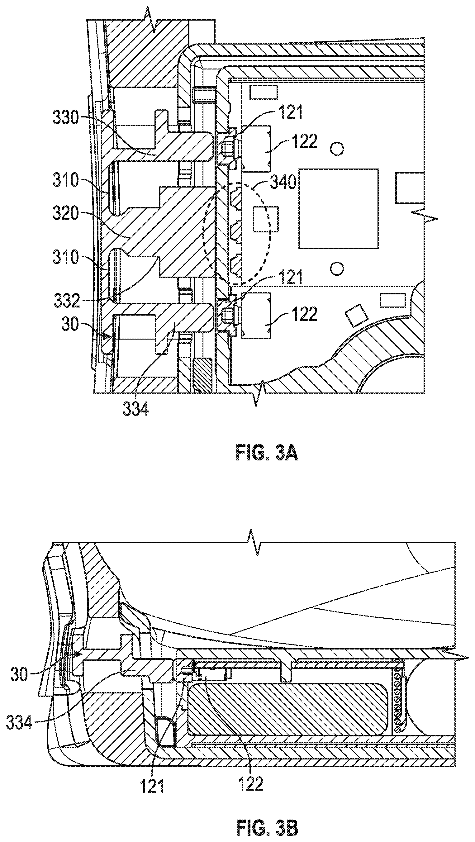 Patent US11793276 Figure 3 – Lacing engine support structures for automated footwear platform