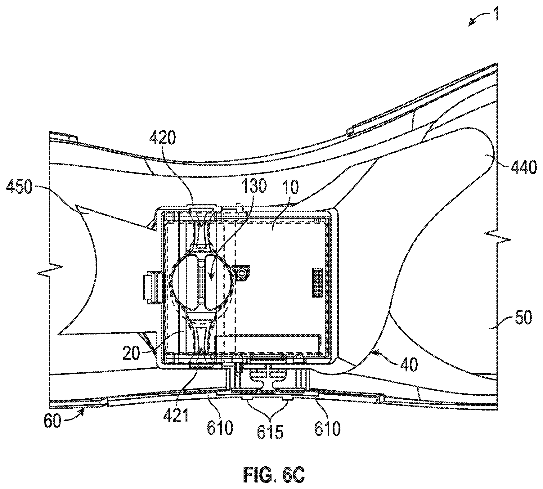 Patent US11793276 Figure 10 – Lacing engine support structures for automated footwear platform