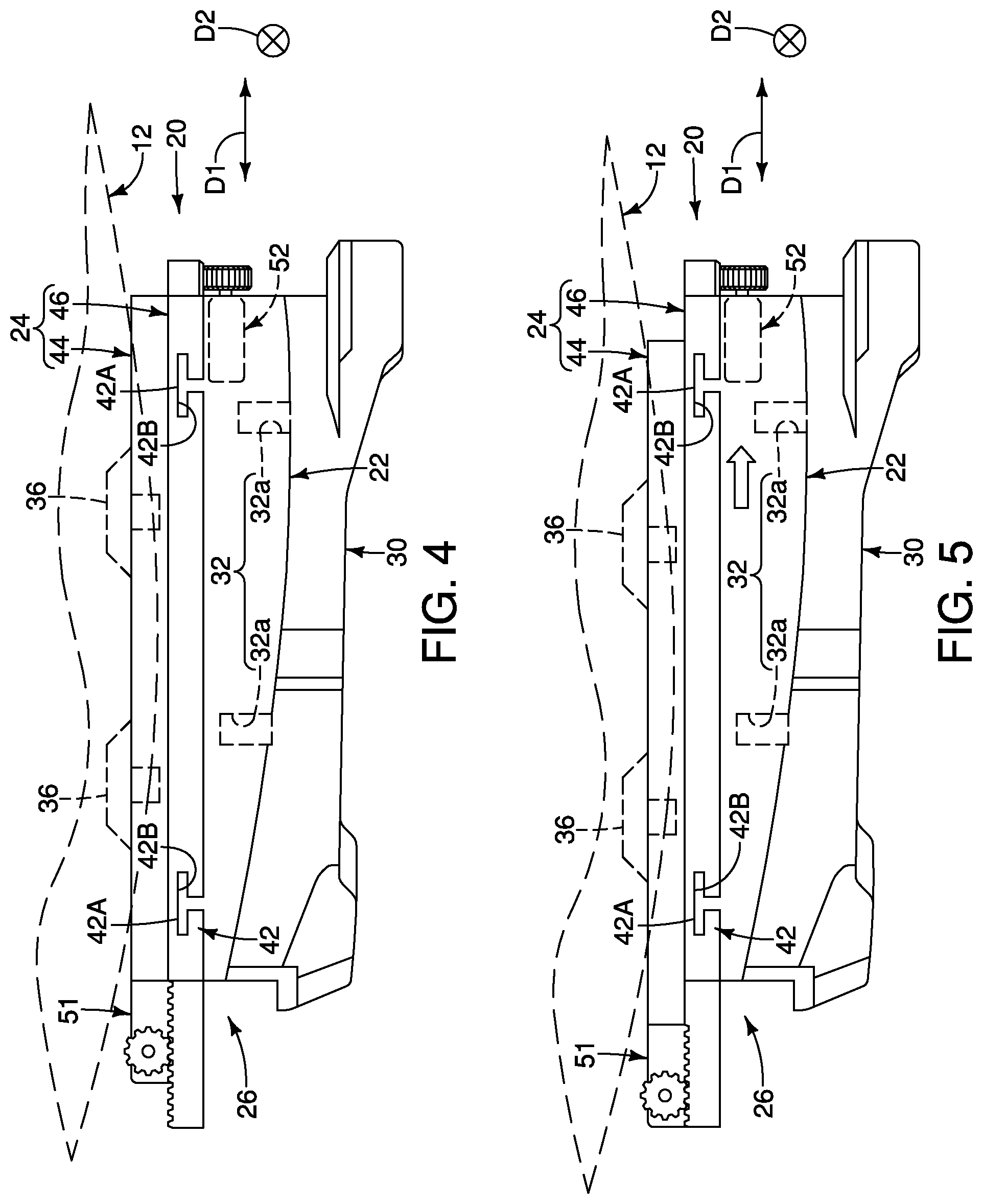 Patent US11793277 Figure 4 – Cleat adapter assembly for cycling shoe