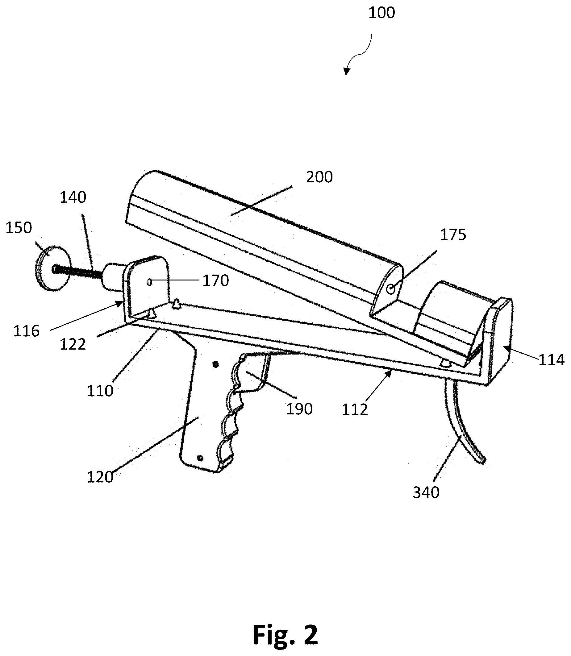 Patent US11793281 Figure 2 – Ear-piercing device