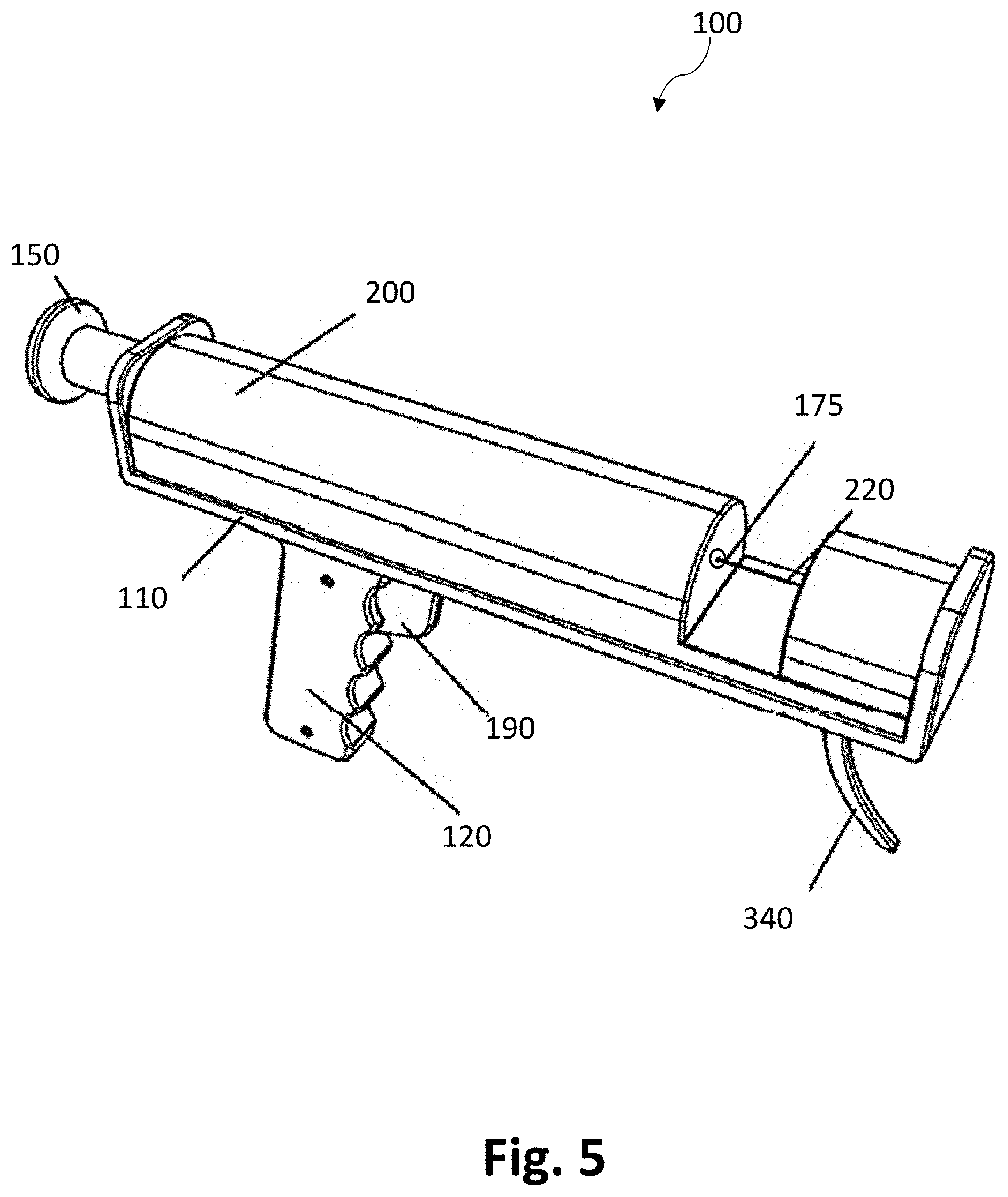 Patent US11793281 Figure 5 – Ear-piercing device