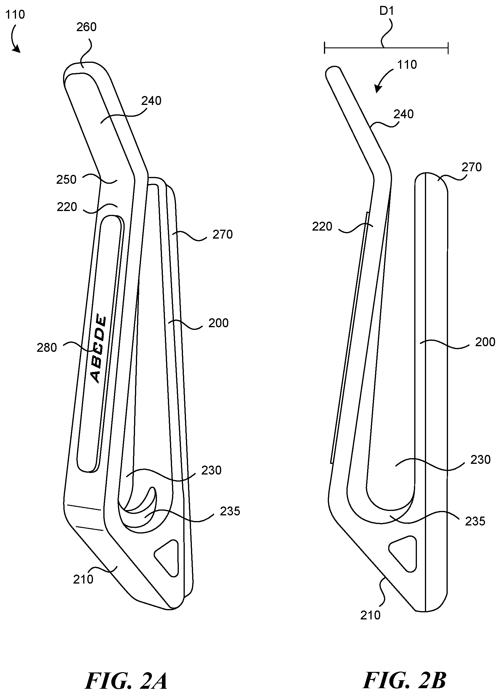 Patent US11793286 Figure 2 – Gear hooks for sports bags
