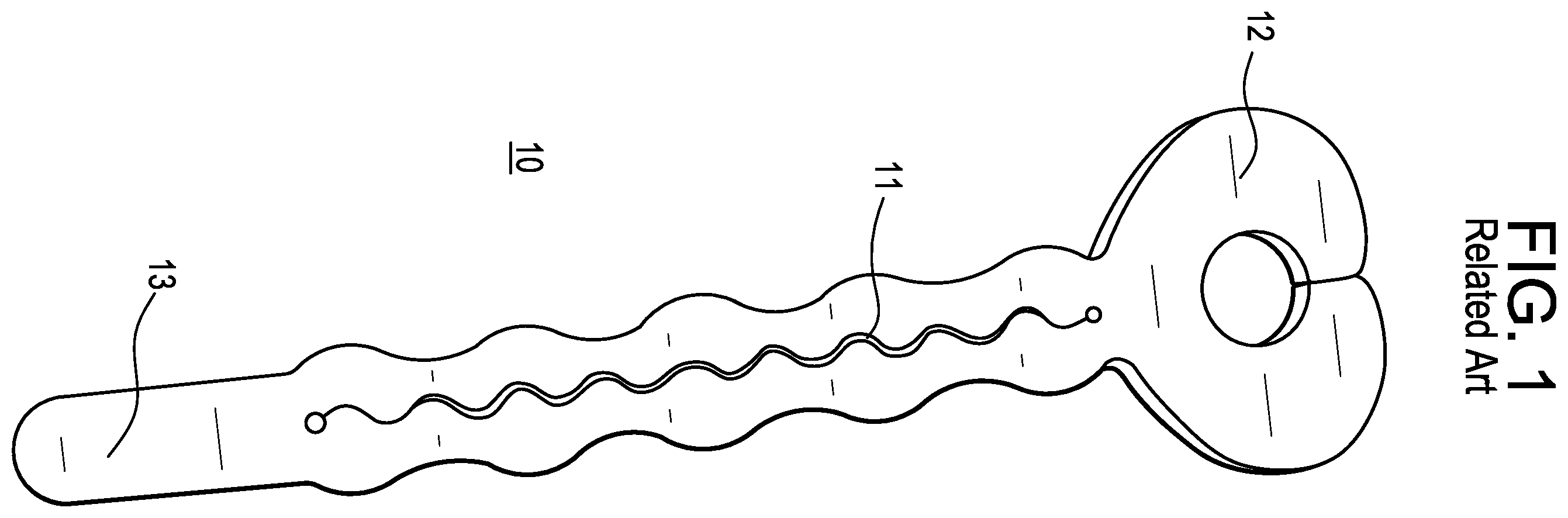 Patent US11793288 Figure 1 – Resilient fiber retainers and methods of externally wrapping and shaping fiber with the same