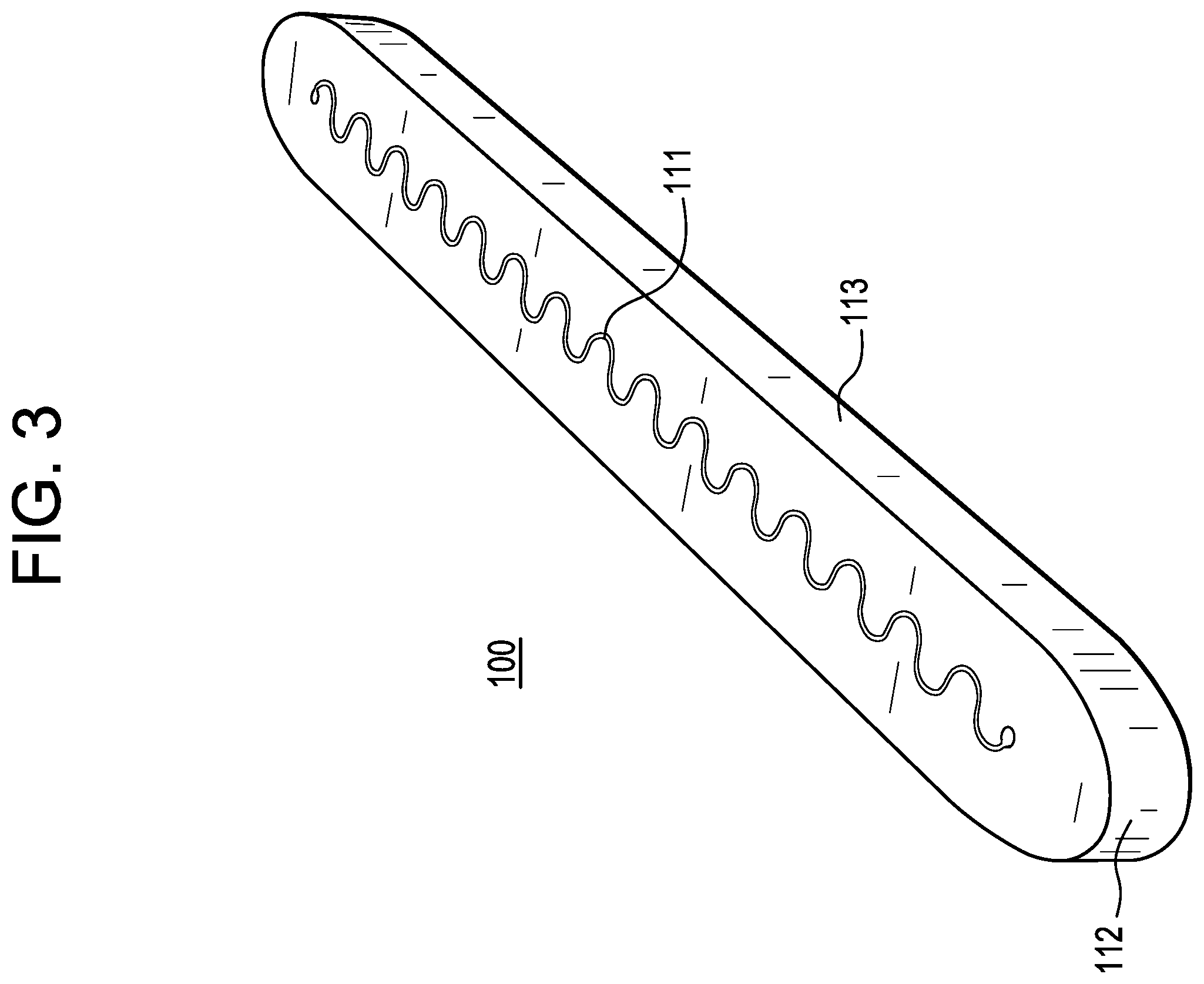 Patent US11793288 Figure 3 – Resilient fiber retainers and methods of externally wrapping and shaping fiber with the same