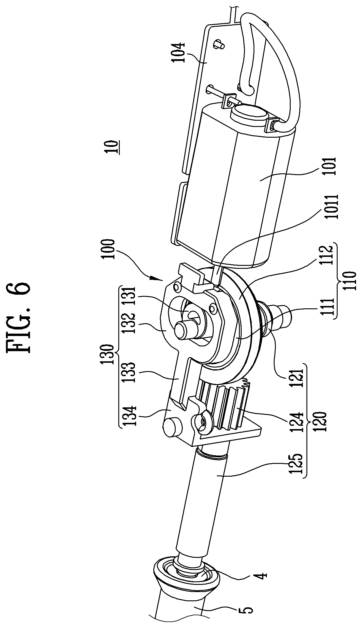 Patent US11793291 Figure 6 – Rotary type linear reciprocating motion device and applicator having the same