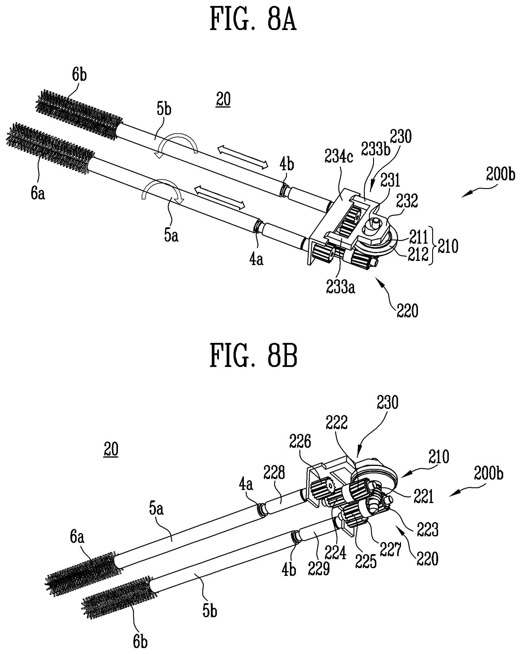 Patent US11793291 Figure 8 – Rotary type linear reciprocating motion device and applicator having the same