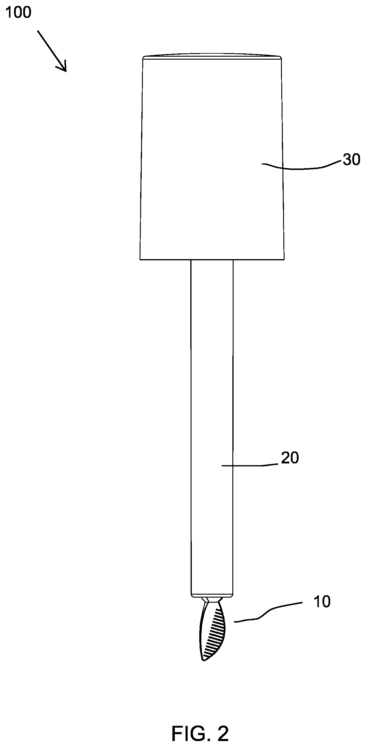 Patent US11793292 Figure 2 – Cosmetic applicator