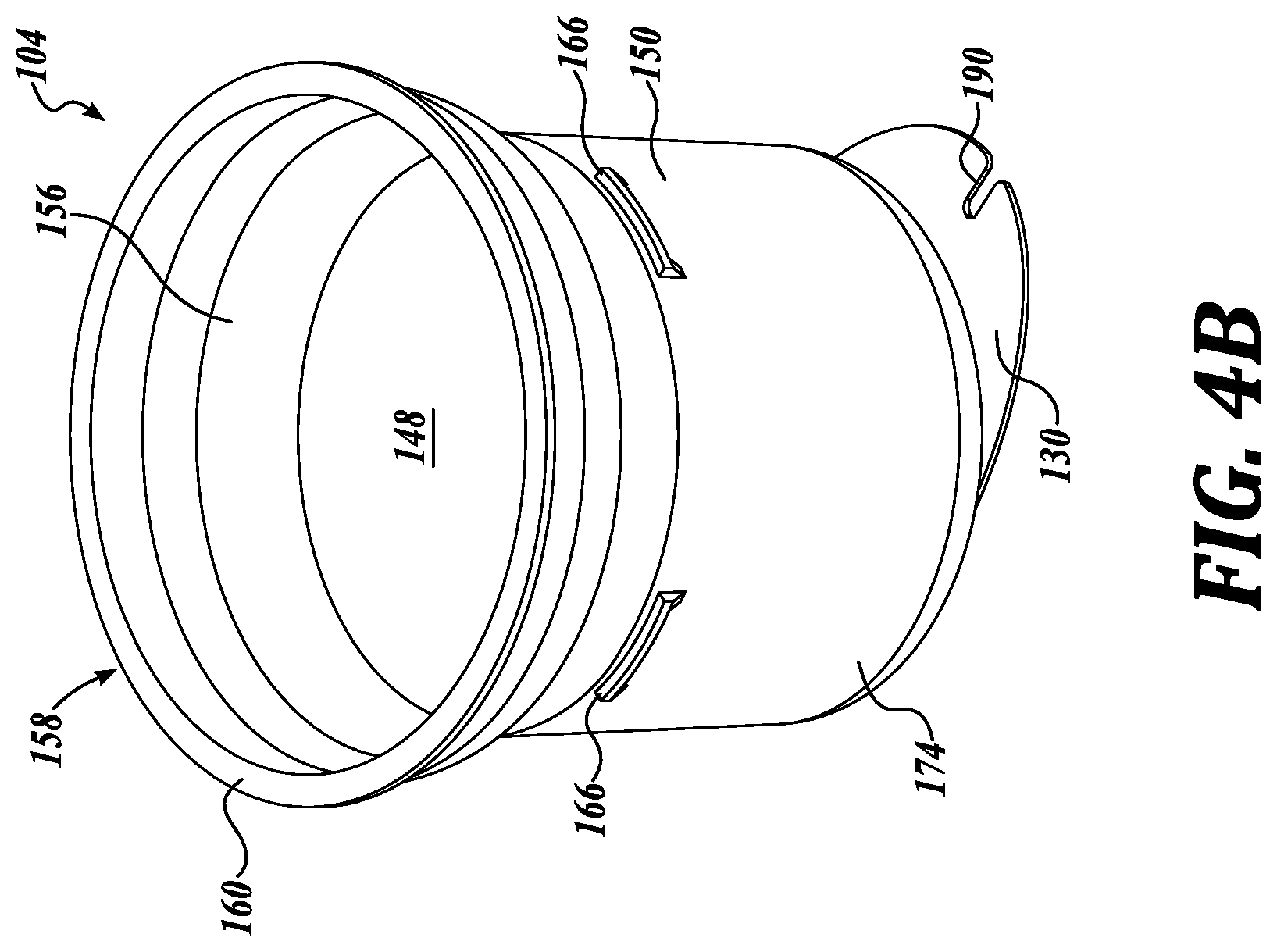 Patent US11793293 Figure 6 – Refillable cosmetic container