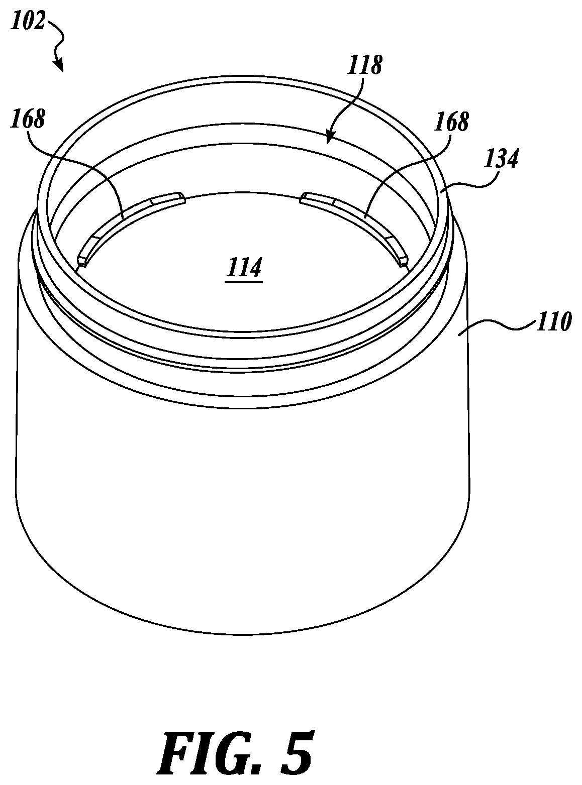 Patent US11793293 Figure 7 – Refillable cosmetic container