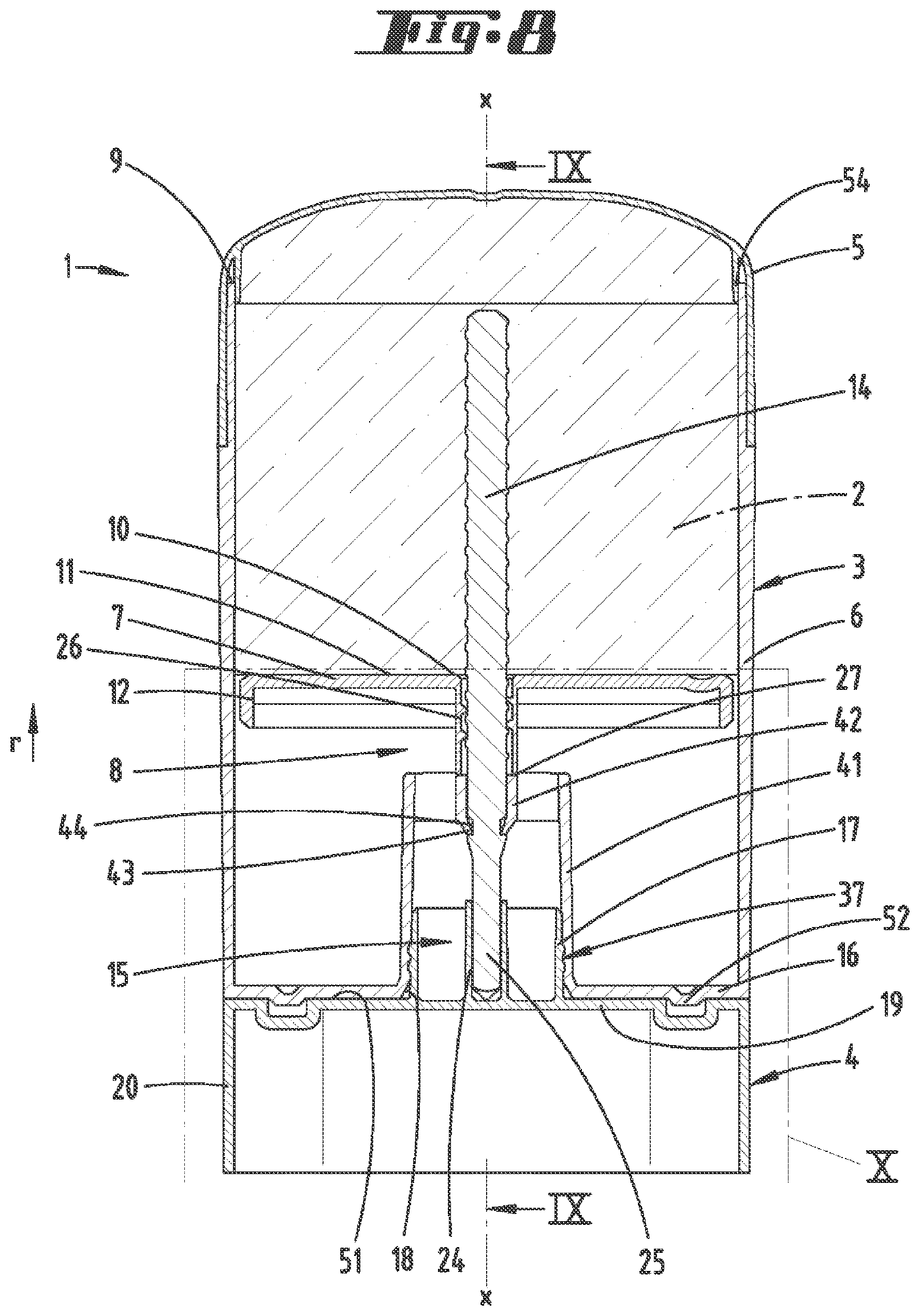 Patent US11793294 Figure 7 – Device for discharging a substance