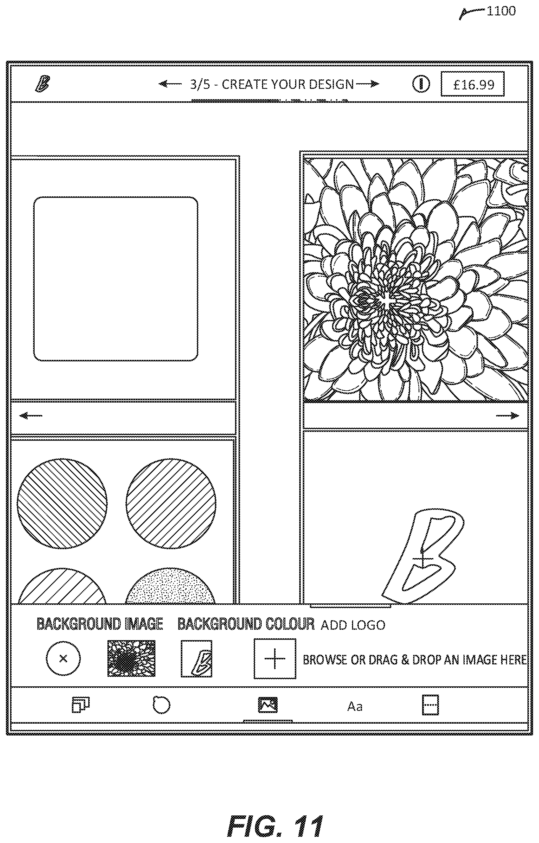 Patent US11793296 Figure 11 – Beauty product creation platform