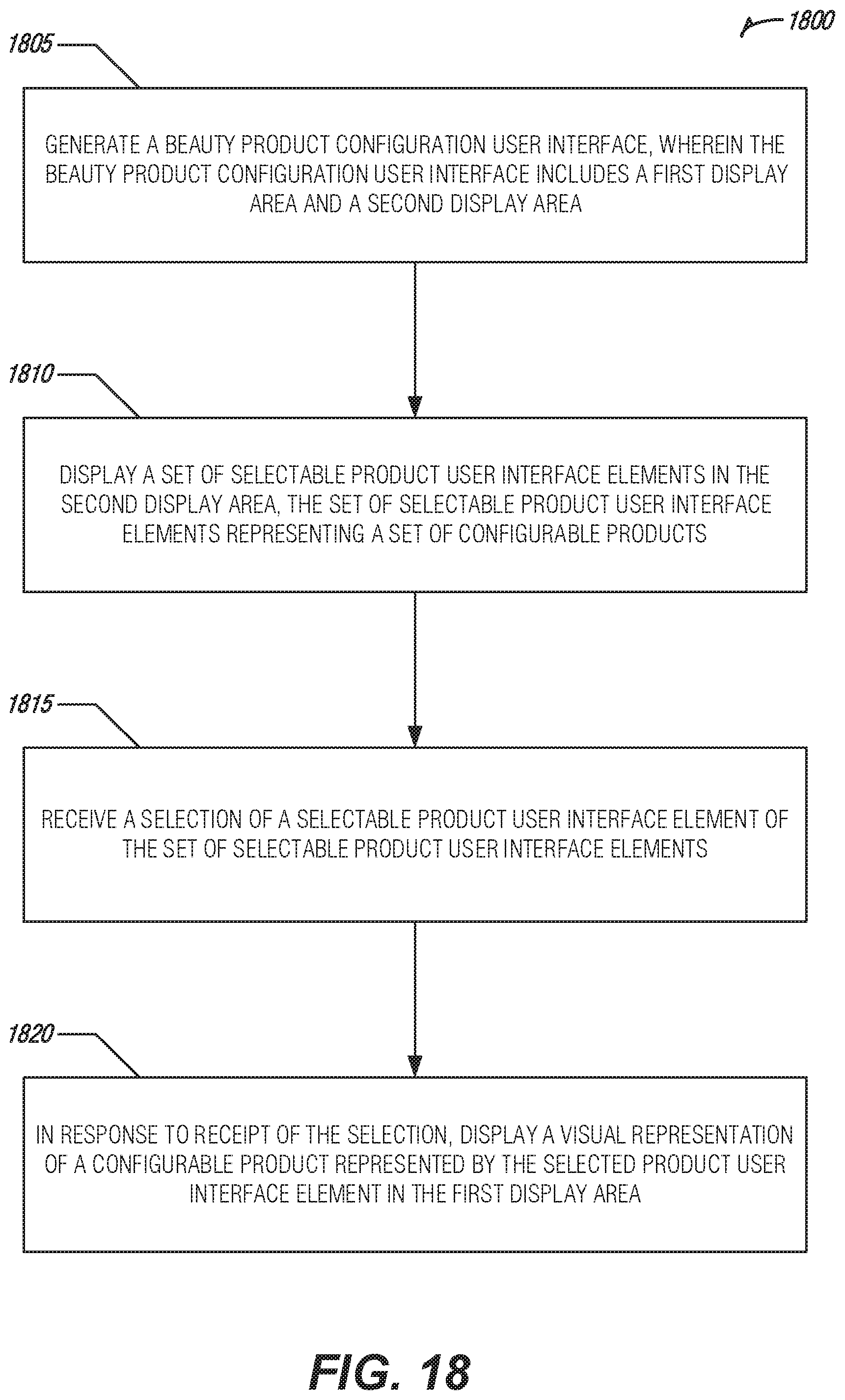 Patent US11793296 Figure 18 – Beauty product creation platform
