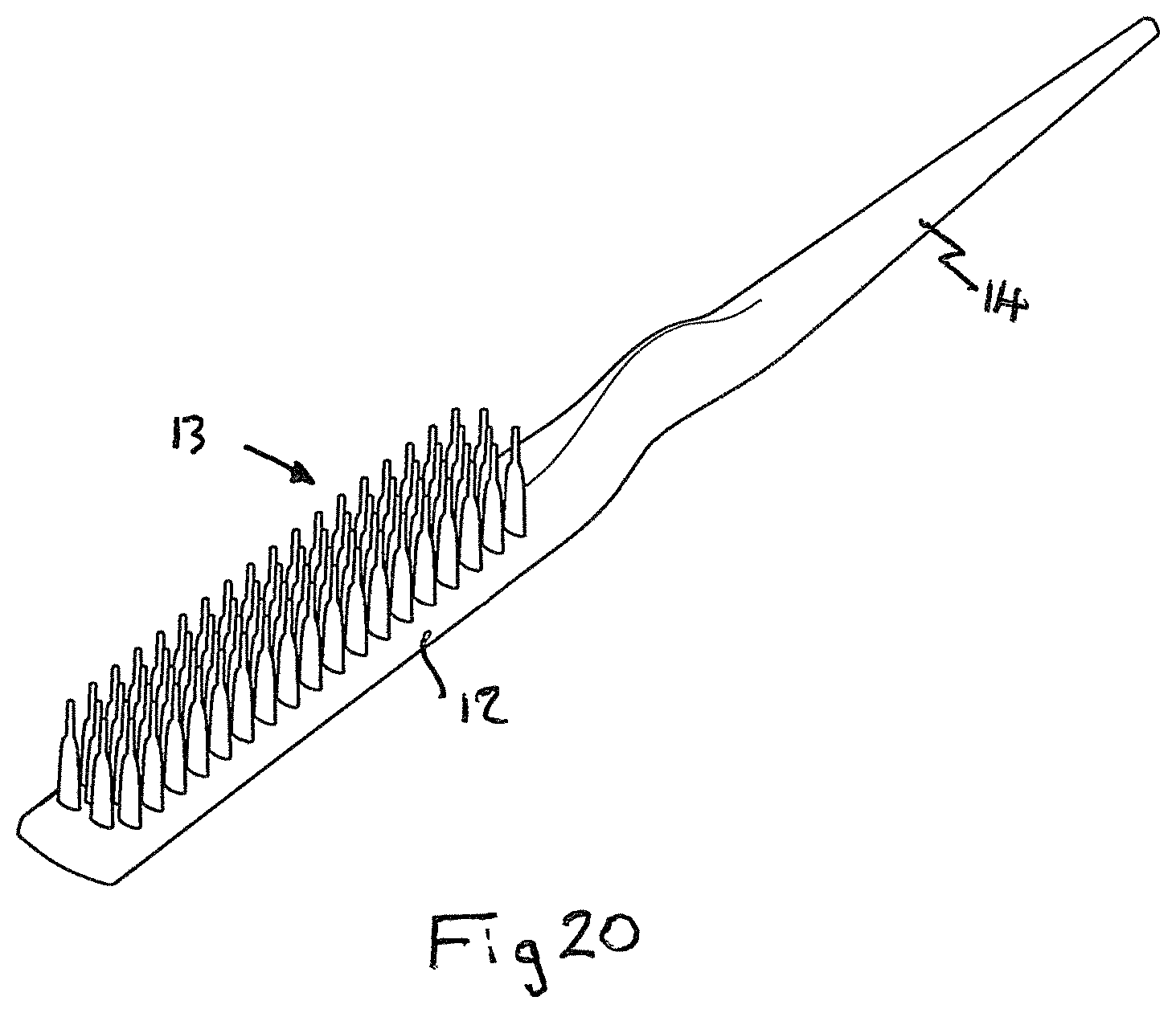 Patent US11793298 Figure 5 – Hair brush