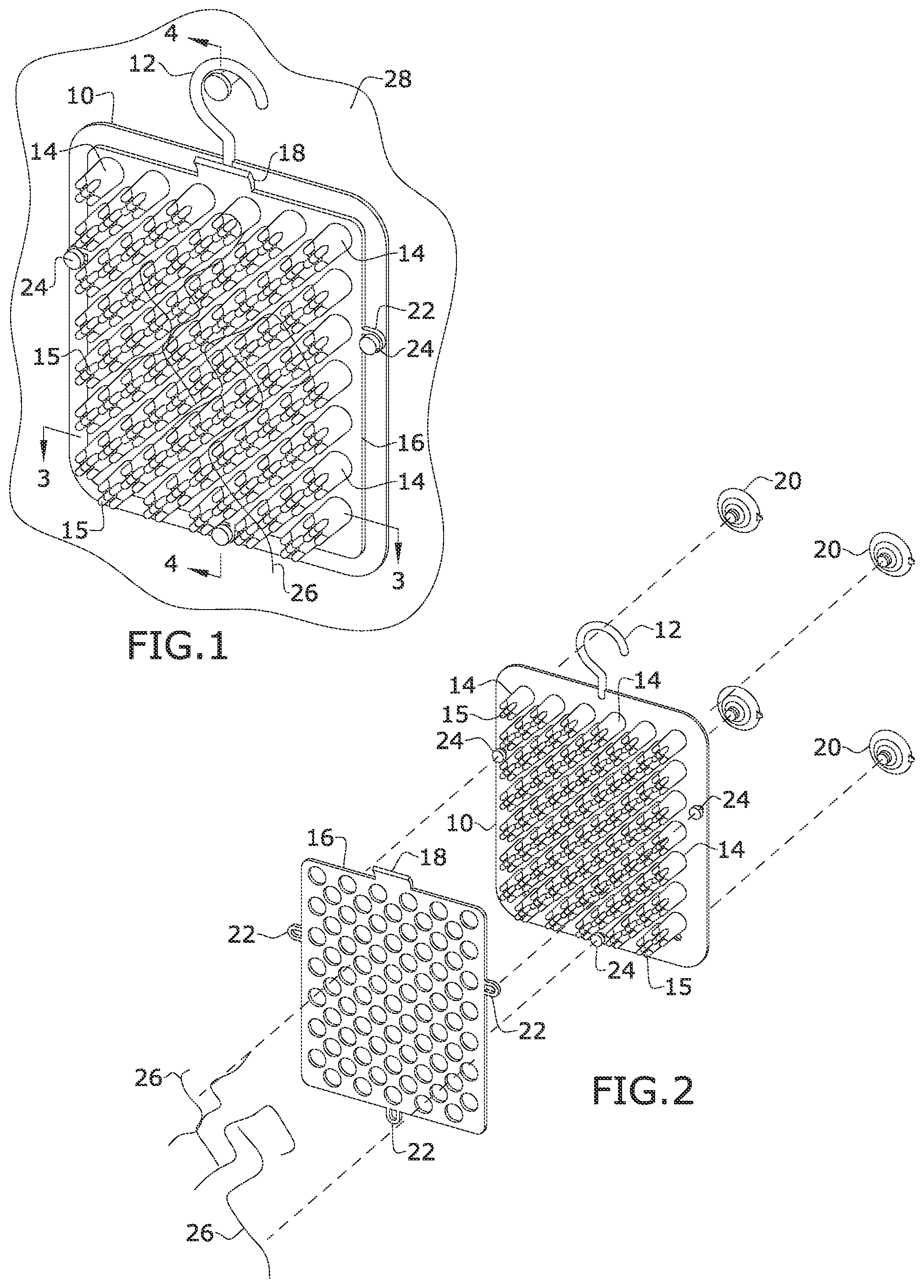 Patent US11793299 Figure 1 – Shed hair collection device