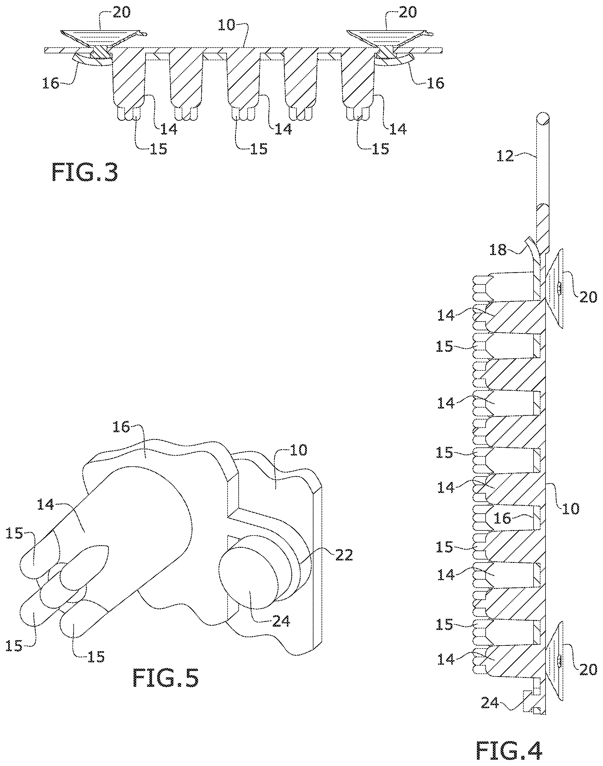 Patent US11793299 Figure 2 – Shed hair collection device