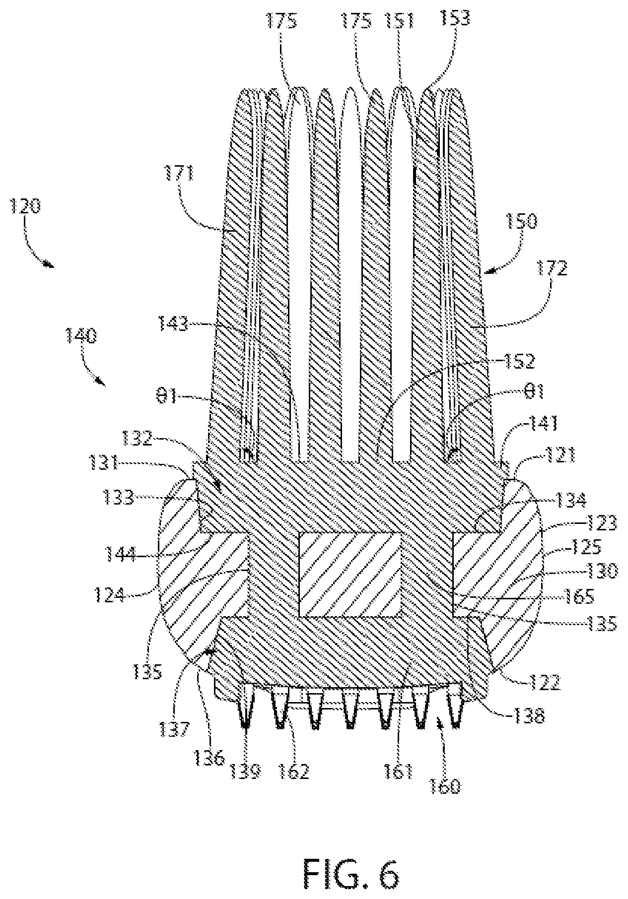 Patent US11793300 Figure 6 – Oral care implement