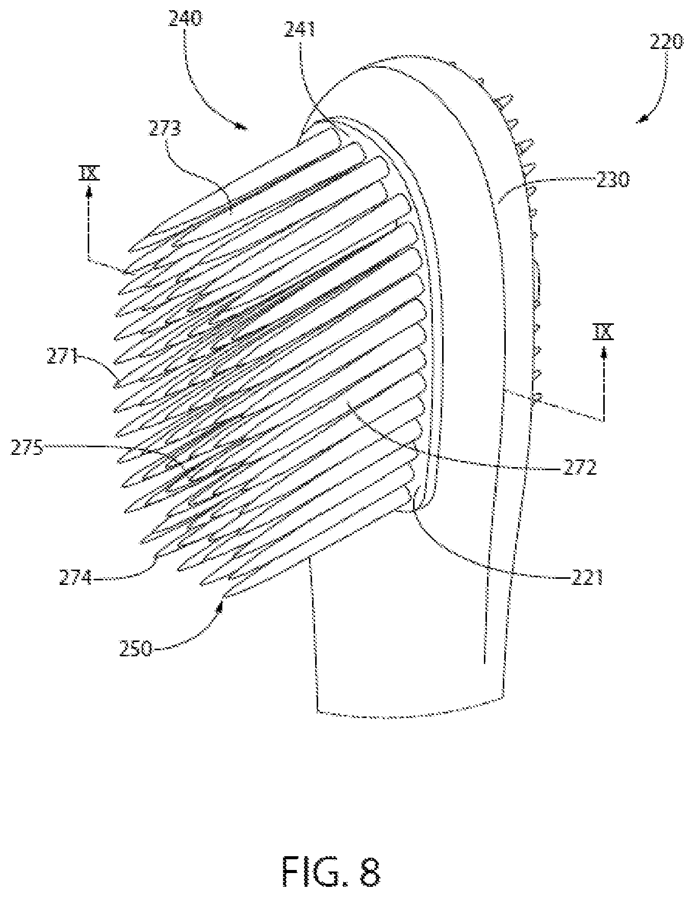 Patent US11793300 Figure 8 – Oral care implement