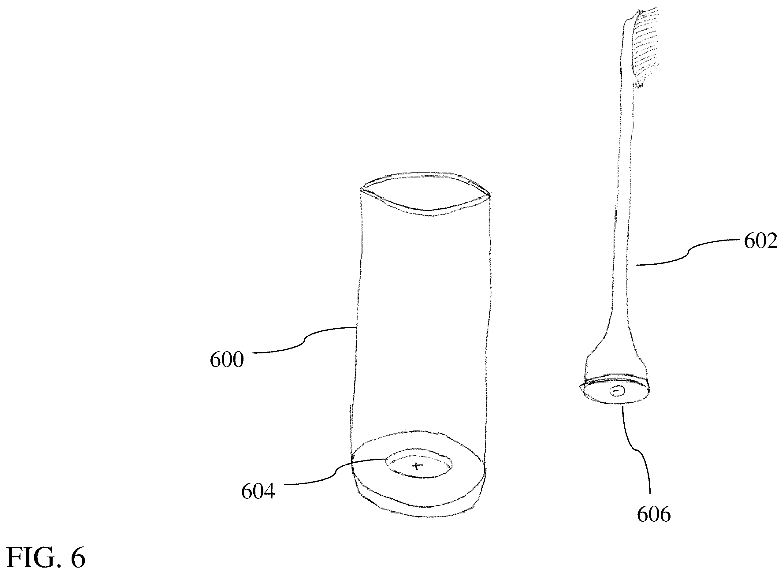 Patent US11793301 Figure 6 – Advanced oral hygiene force regulation and technique improvement apparatus and method