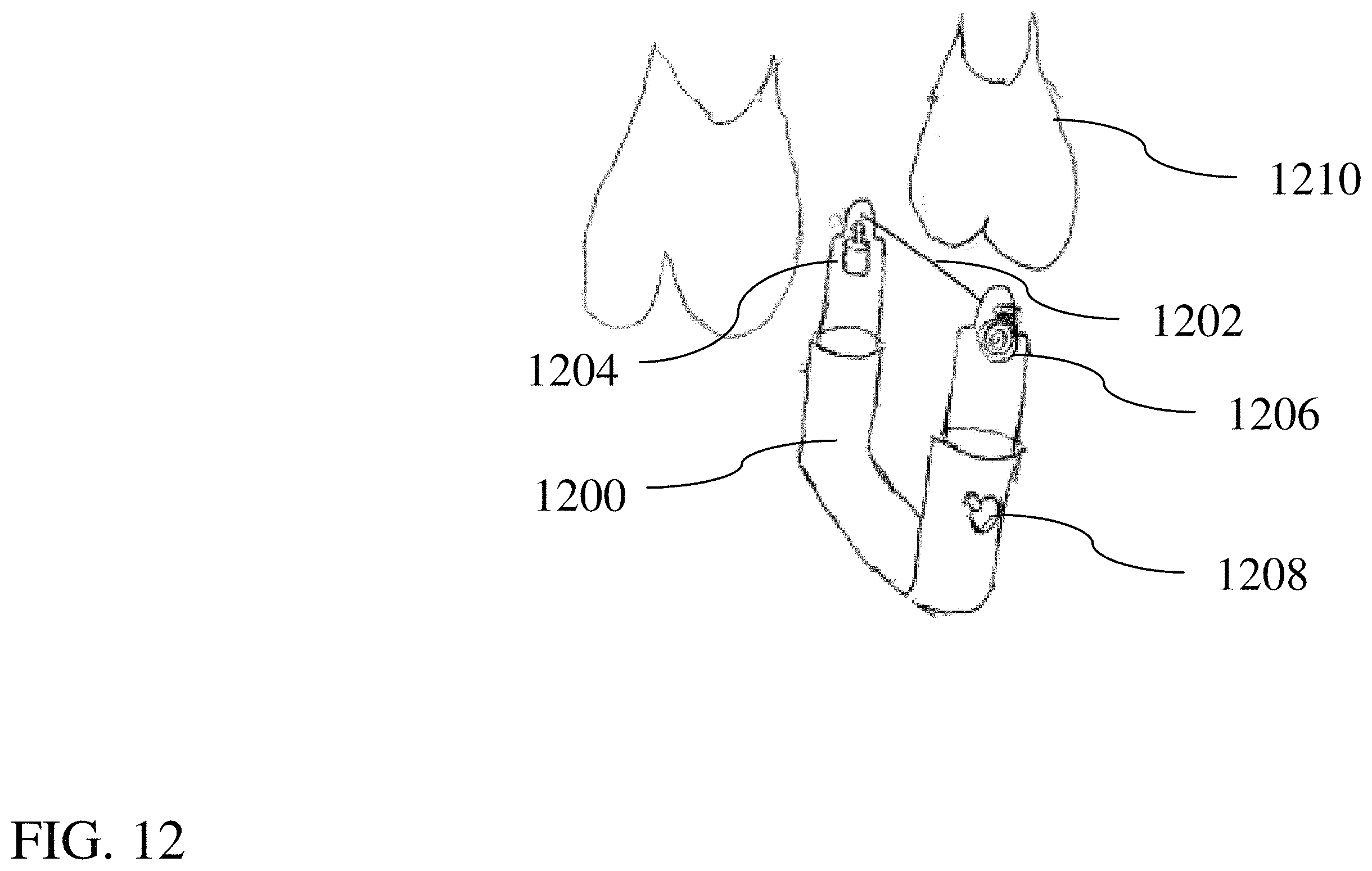 Patent US11793301 Figure 12 – Advanced oral hygiene force regulation and technique improvement apparatus and method