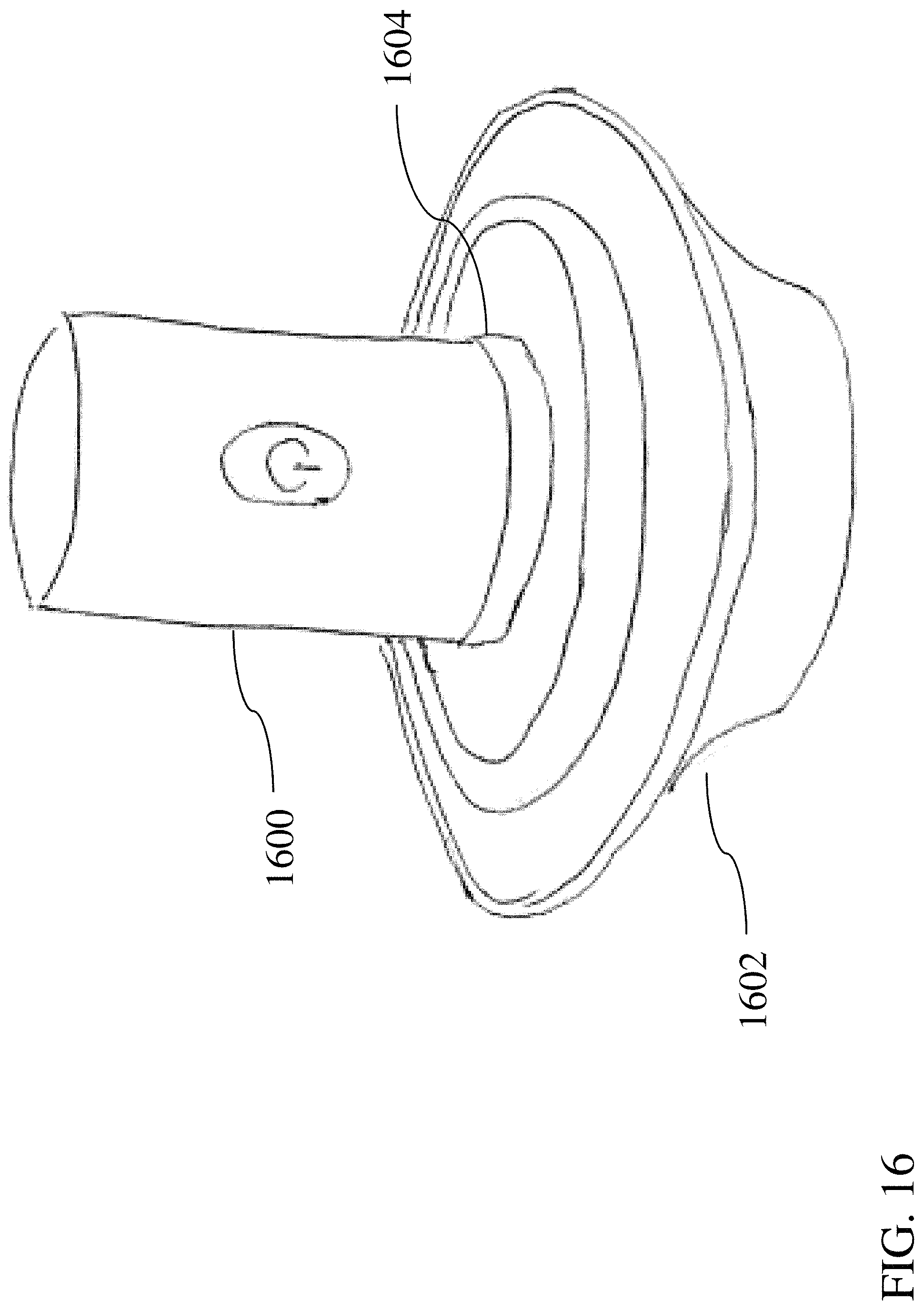 Patent US11793301 Figure 16 – Advanced oral hygiene force regulation and technique improvement apparatus and method