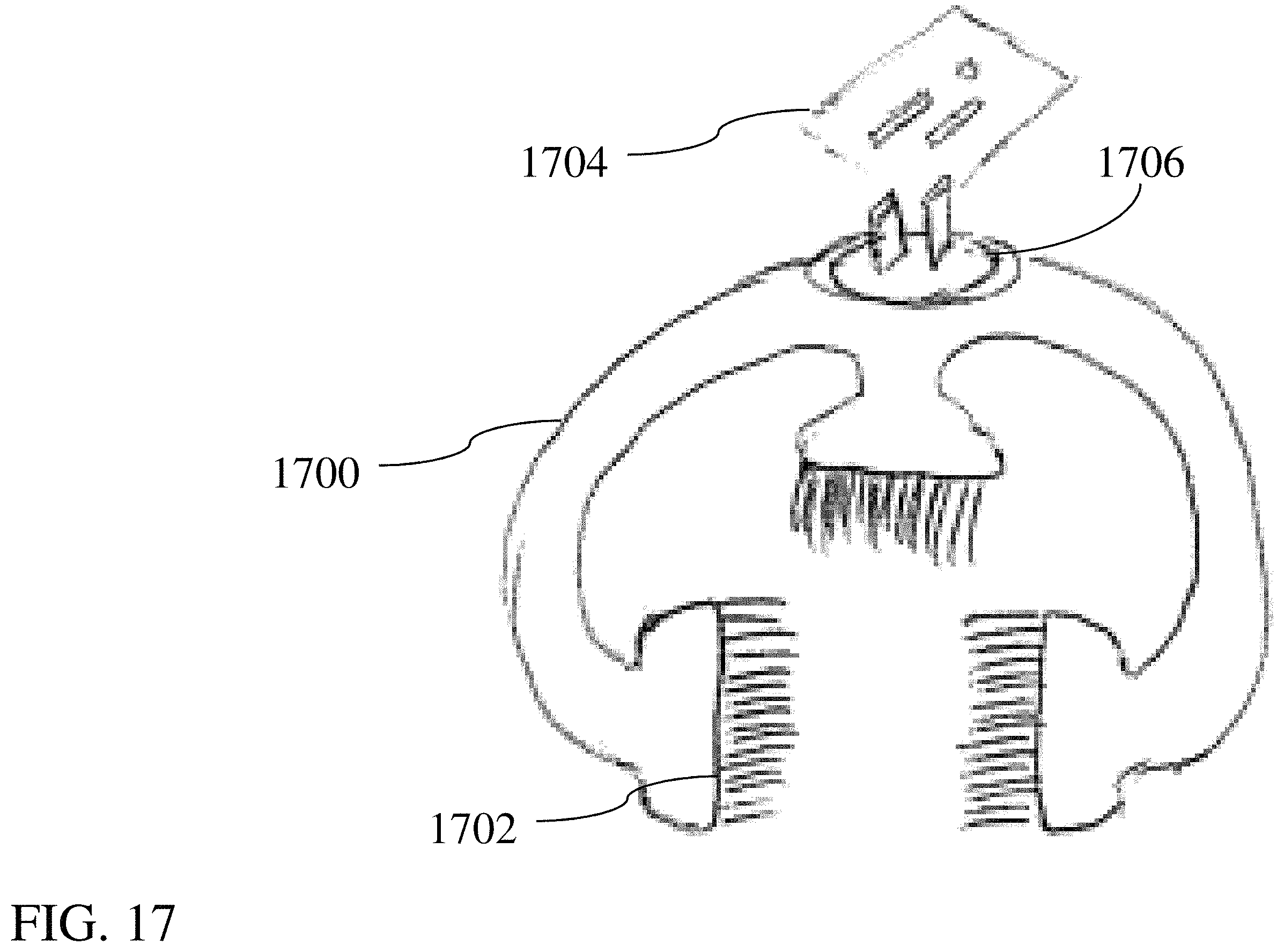 Patent US11793301 Figure 17 – Advanced oral hygiene force regulation and technique improvement apparatus and method