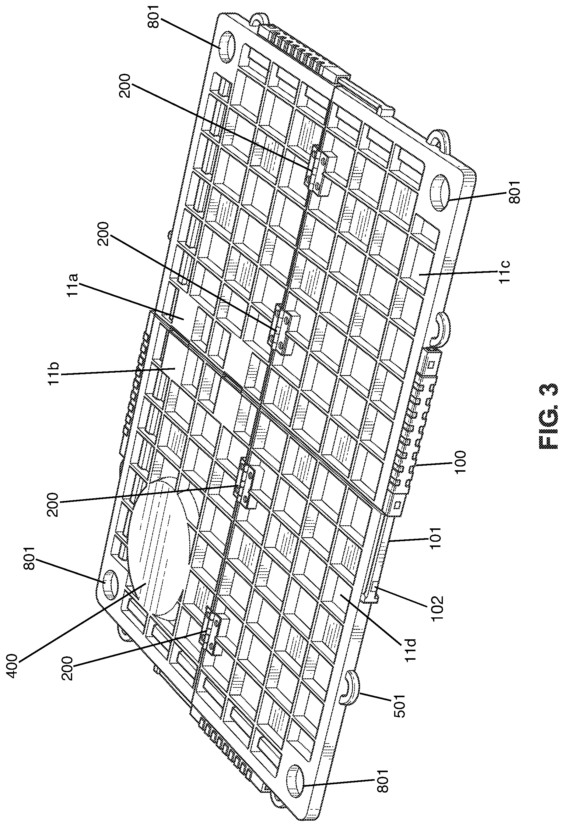 Patent US11793305 Figure 3 – Portable folding table