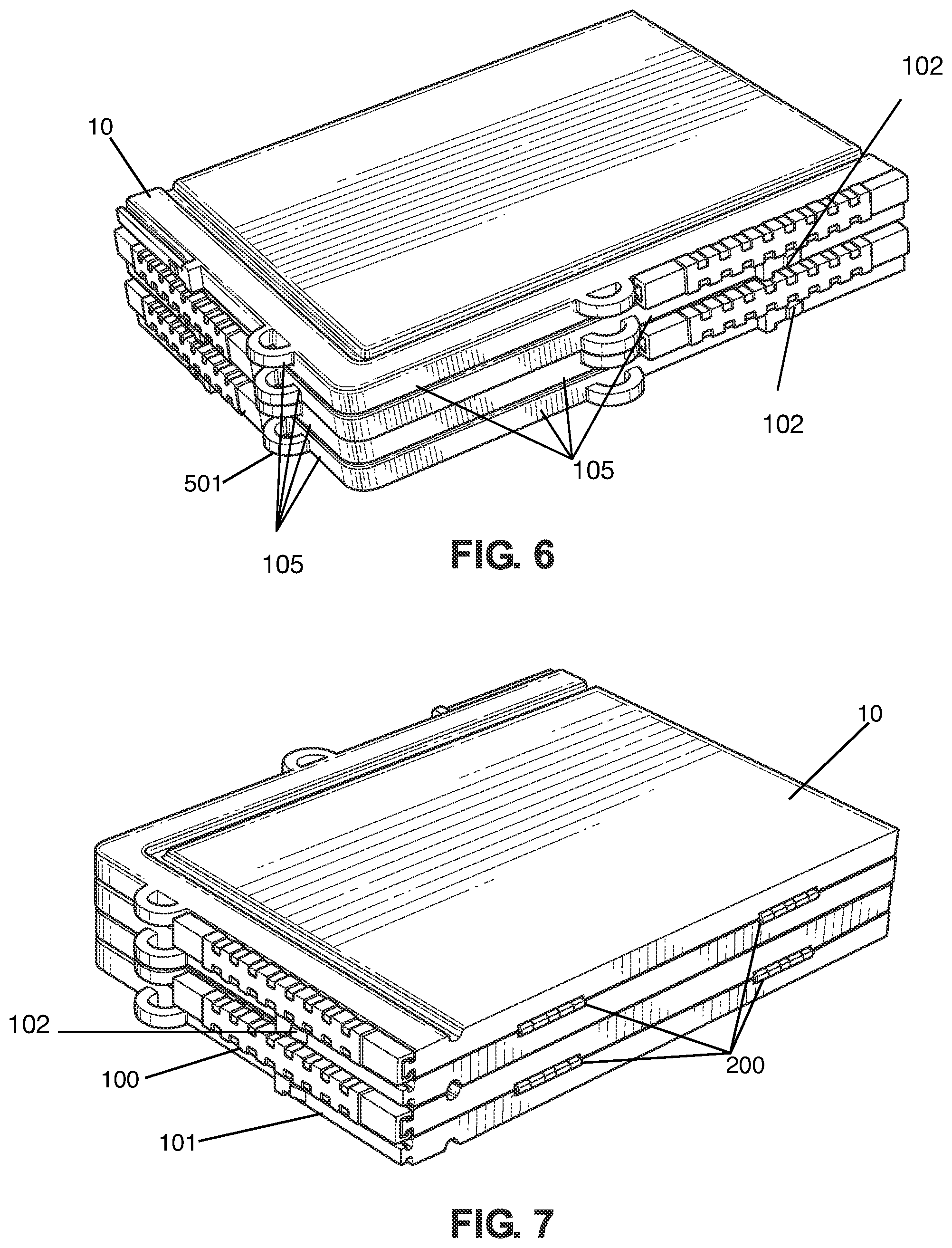Patent US11793305 Figure 6 – Portable folding table