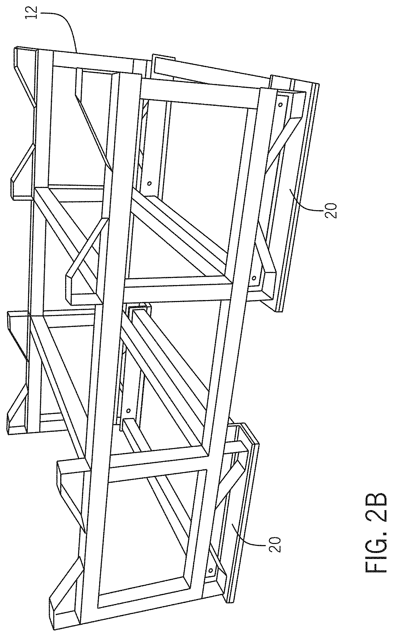 Patent US11793308 Figure 3 – Height adjusted seismic base isolation system